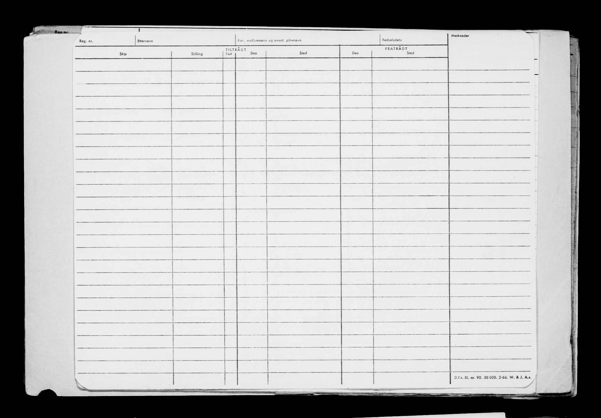 Direktoratet for sjømenn, AV/RA-S-3545/G/Gb/L0208: Hovedkort, 1922, p. 86