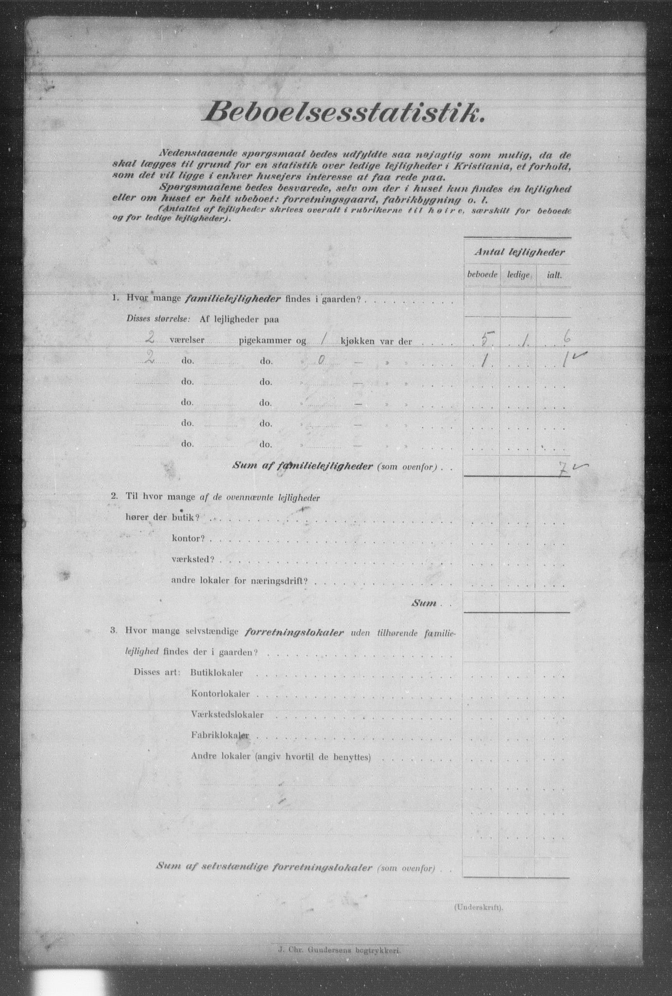 OBA, Municipal Census 1903 for Kristiania, 1903, p. 3532