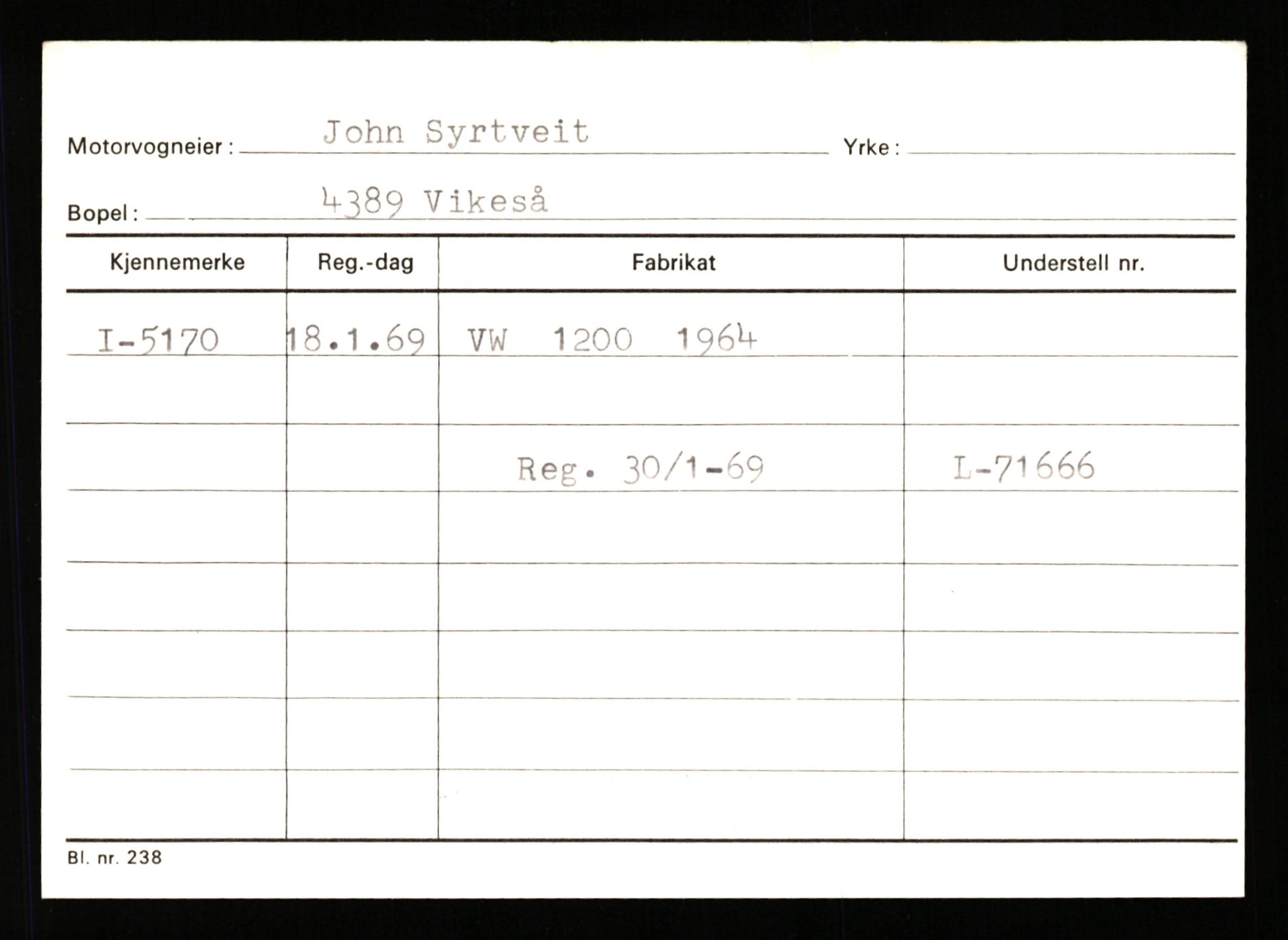 Stavanger trafikkstasjon, AV/SAST-A-101942/0/G/L0001: Registreringsnummer: 0 - 5782, 1930-1971, p. 3041