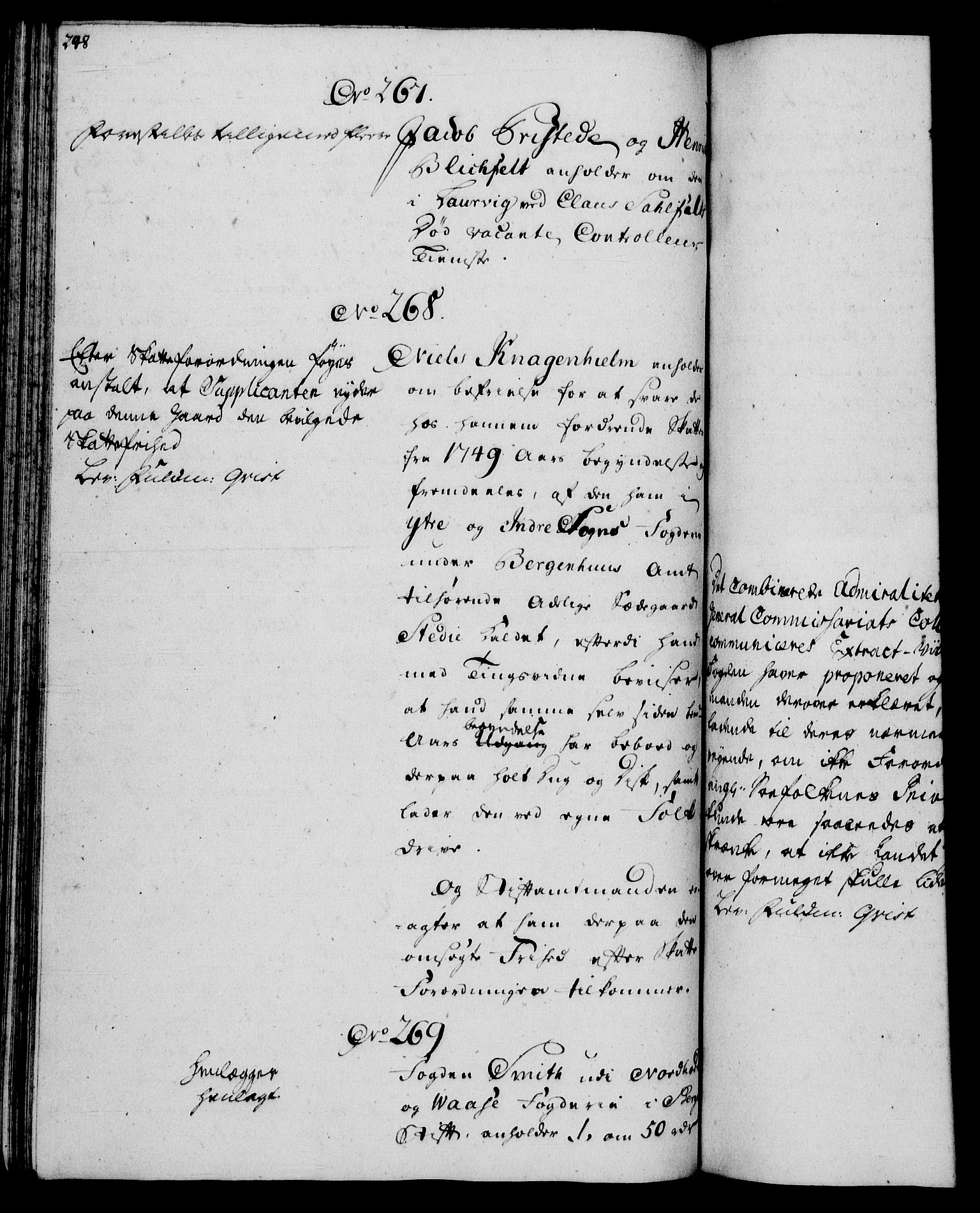 Rentekammeret, Kammerkanselliet, RA/EA-3111/G/Gh/Gha/L0031: Norsk ekstraktmemorialprotokoll (merket RK 53.76), 1751-1753, p. 248