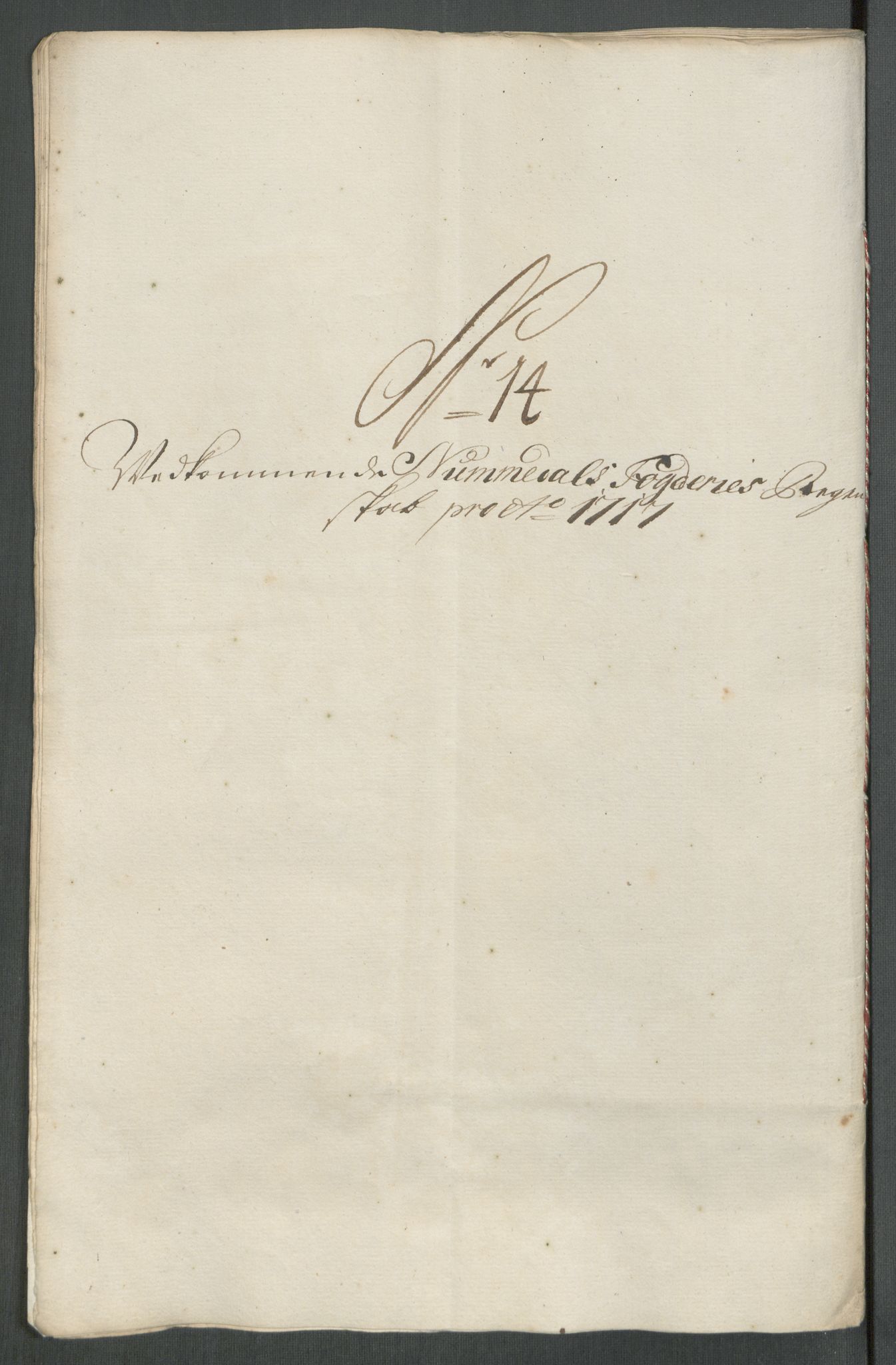 Rentekammeret inntil 1814, Reviderte regnskaper, Fogderegnskap, RA/EA-4092/R64/L4438: Fogderegnskap Namdal, 1717, p. 152