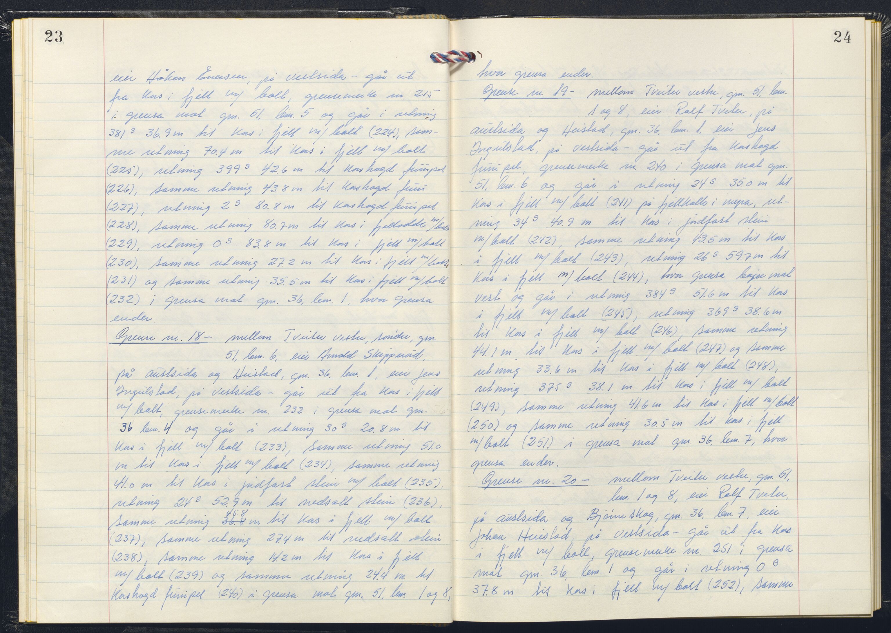 Østfold jordskifterett, AV/SAO-A-10240/F/Fc/L0043: Forhandlingsprotokoller, Tune domsogn, 1974-1976, p. 23-24