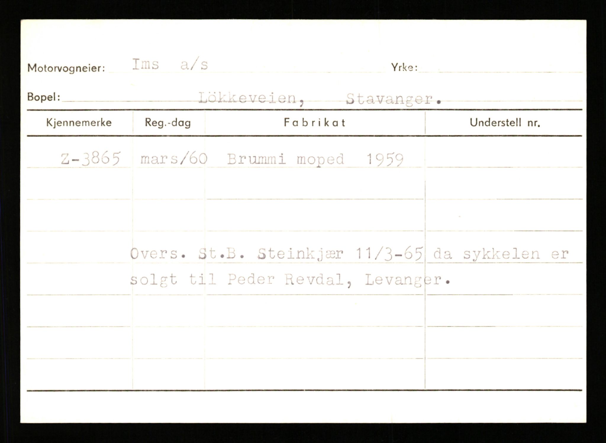 Stavanger trafikkstasjon, AV/SAST-A-101942/0/G/L0001: Registreringsnummer: 0 - 5782, 1930-1971, p. 2429