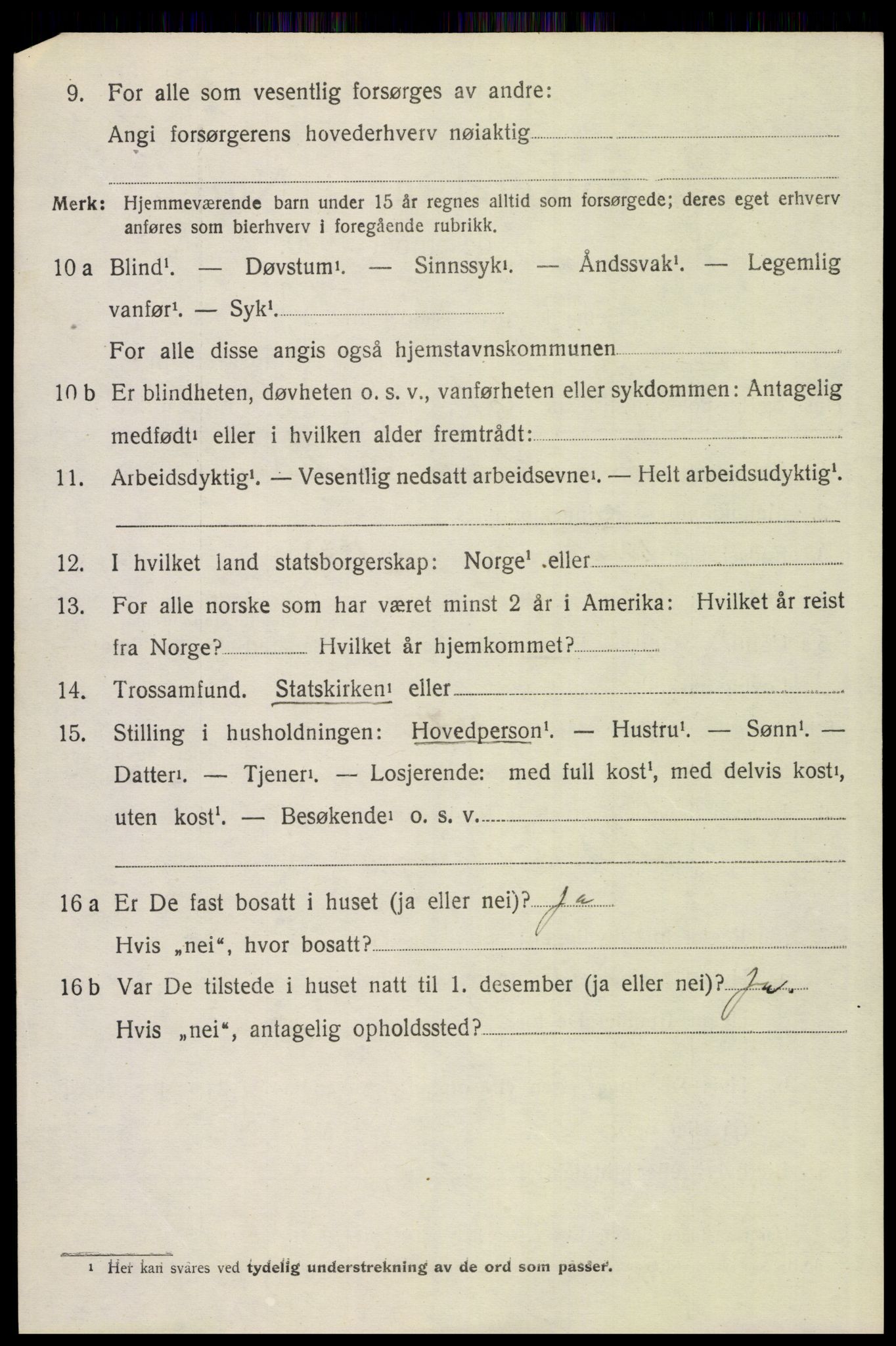 SAH, 1920 census for Åsnes, 1920, p. 9125