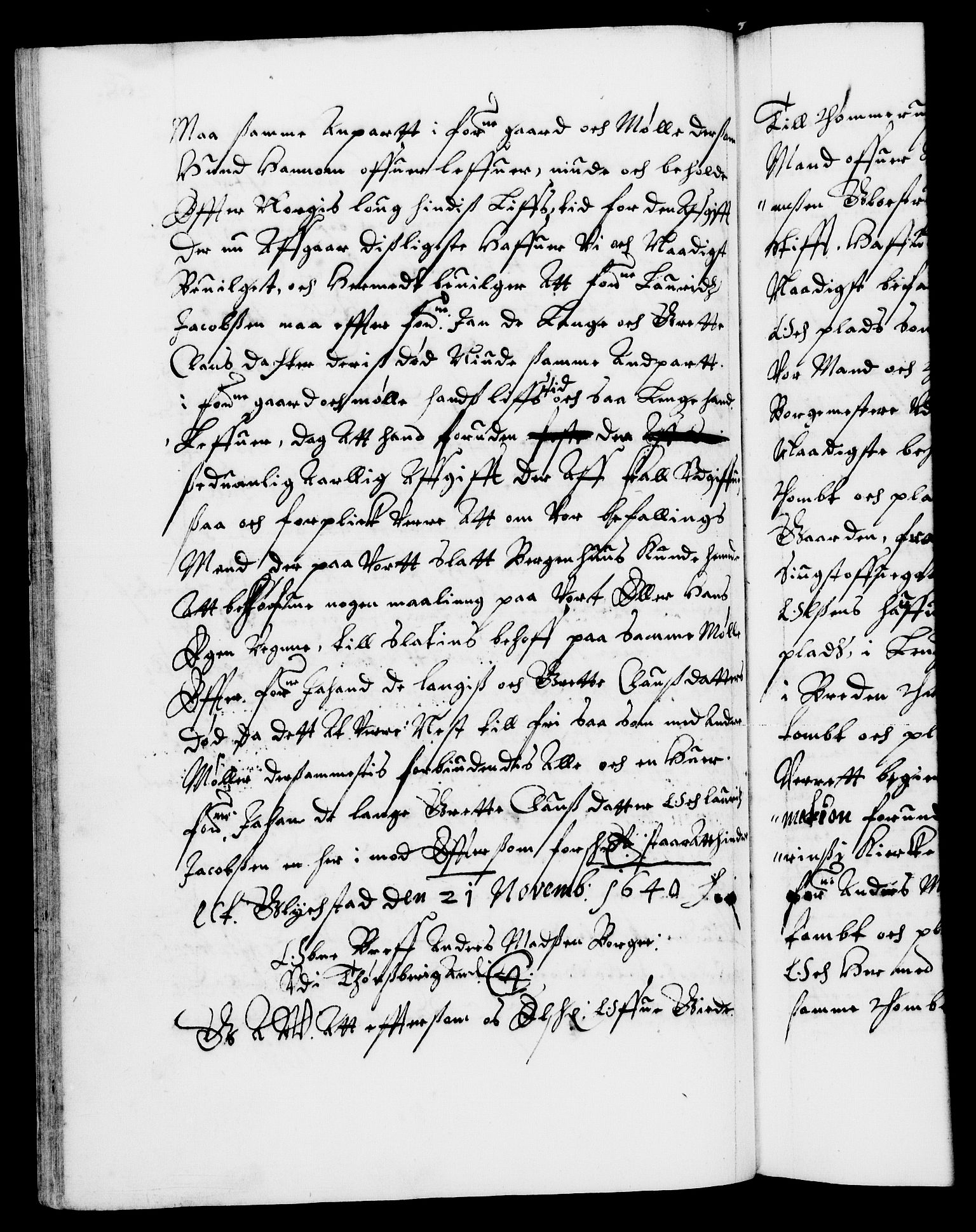 Danske Kanselli 1572-1799, AV/RA-EA-3023/F/Fc/Fca/Fcaa/L0006: Norske registre (mikrofilm), 1637-1642, p. 268b