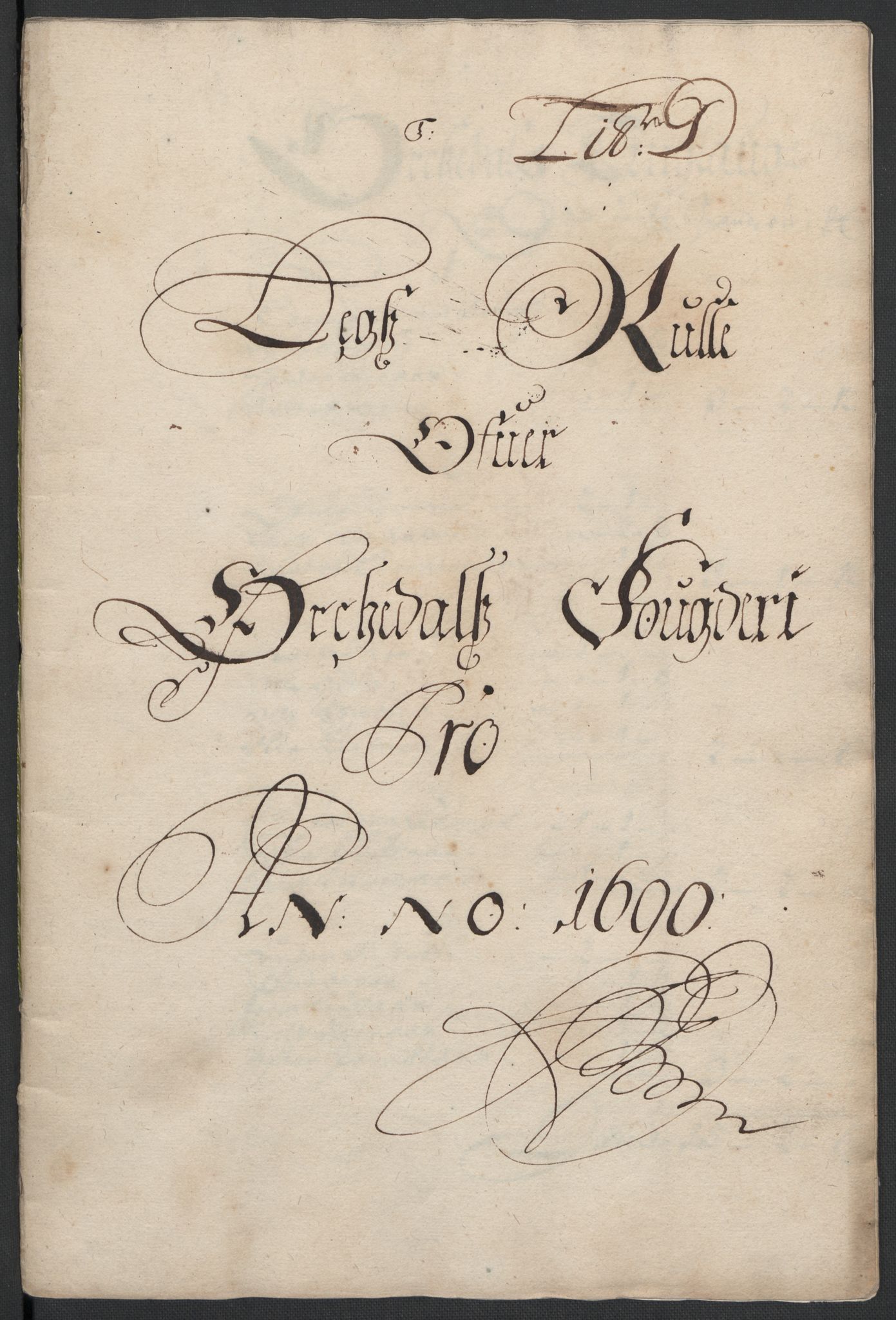 Rentekammeret inntil 1814, Reviderte regnskaper, Fogderegnskap, RA/EA-4092/R58/L3936: Fogderegnskap Orkdal, 1689-1690, p. 338