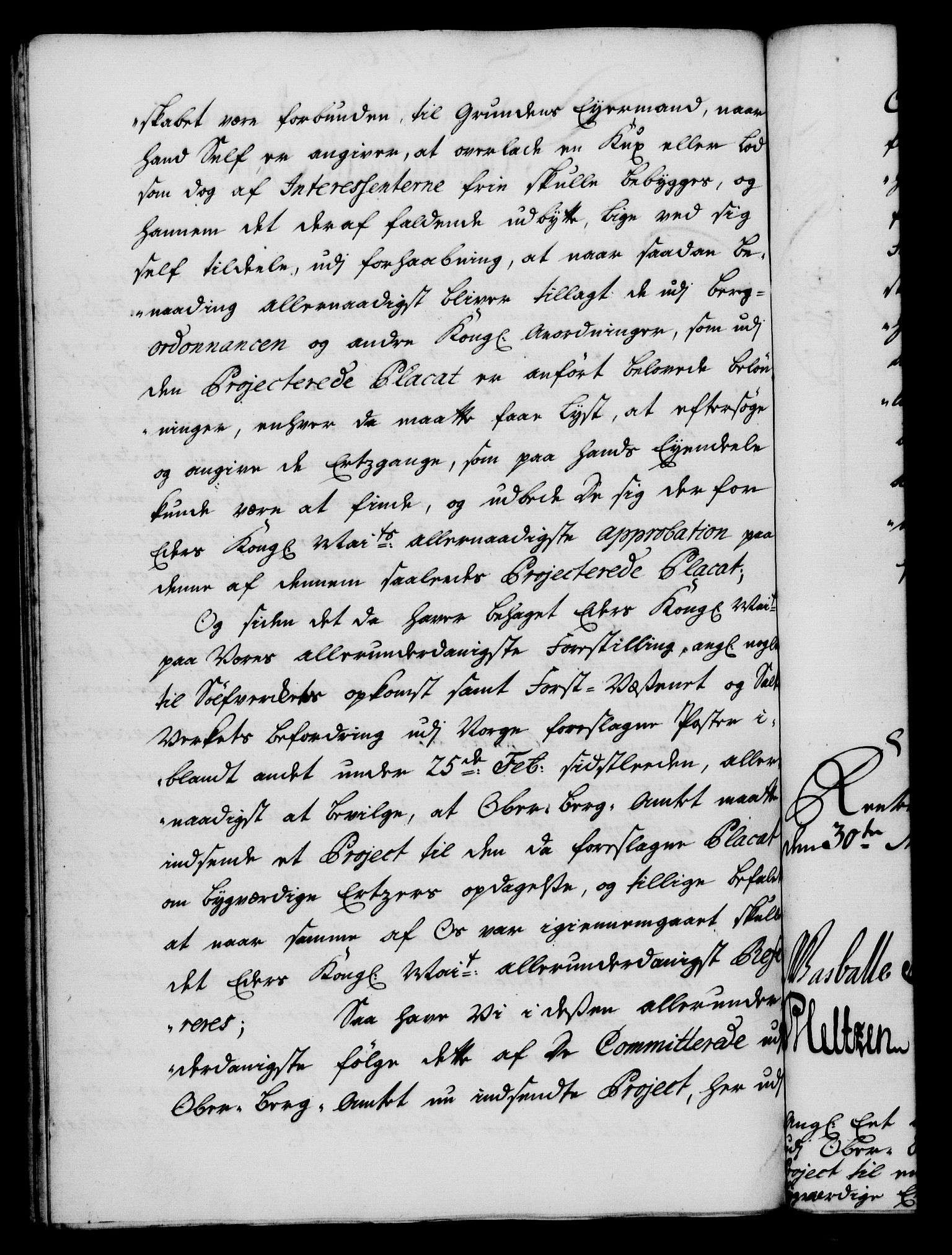 Rentekammeret, Kammerkanselliet, RA/EA-3111/G/Gf/Gfa/L0026: Norsk relasjons- og resolusjonsprotokoll (merket RK 52.26), 1743, p. 421