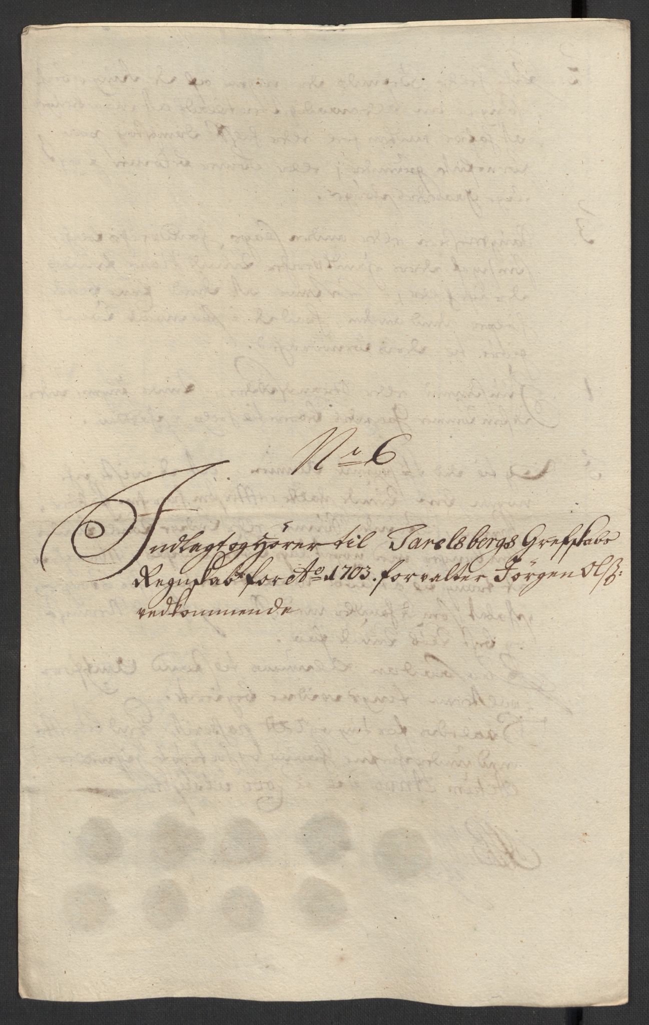 Rentekammeret inntil 1814, Reviderte regnskaper, Fogderegnskap, RA/EA-4092/R32/L1871: Fogderegnskap Jarlsberg grevskap, 1703-1705, p. 28