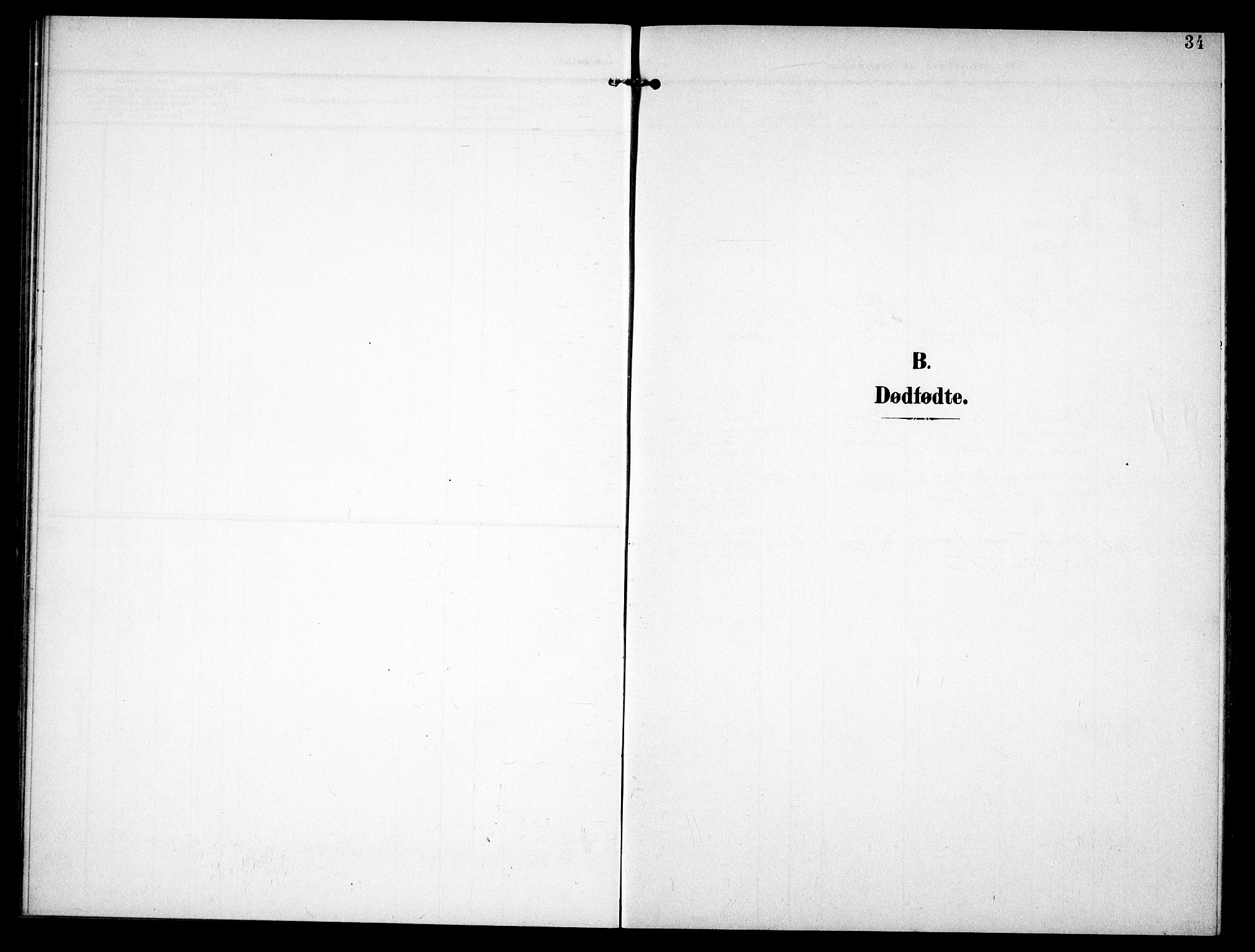 Fet prestekontor Kirkebøker, SAO/A-10370a/F/Fb/L0003: Parish register (official) no. II 3, 1905-1914, p. 34