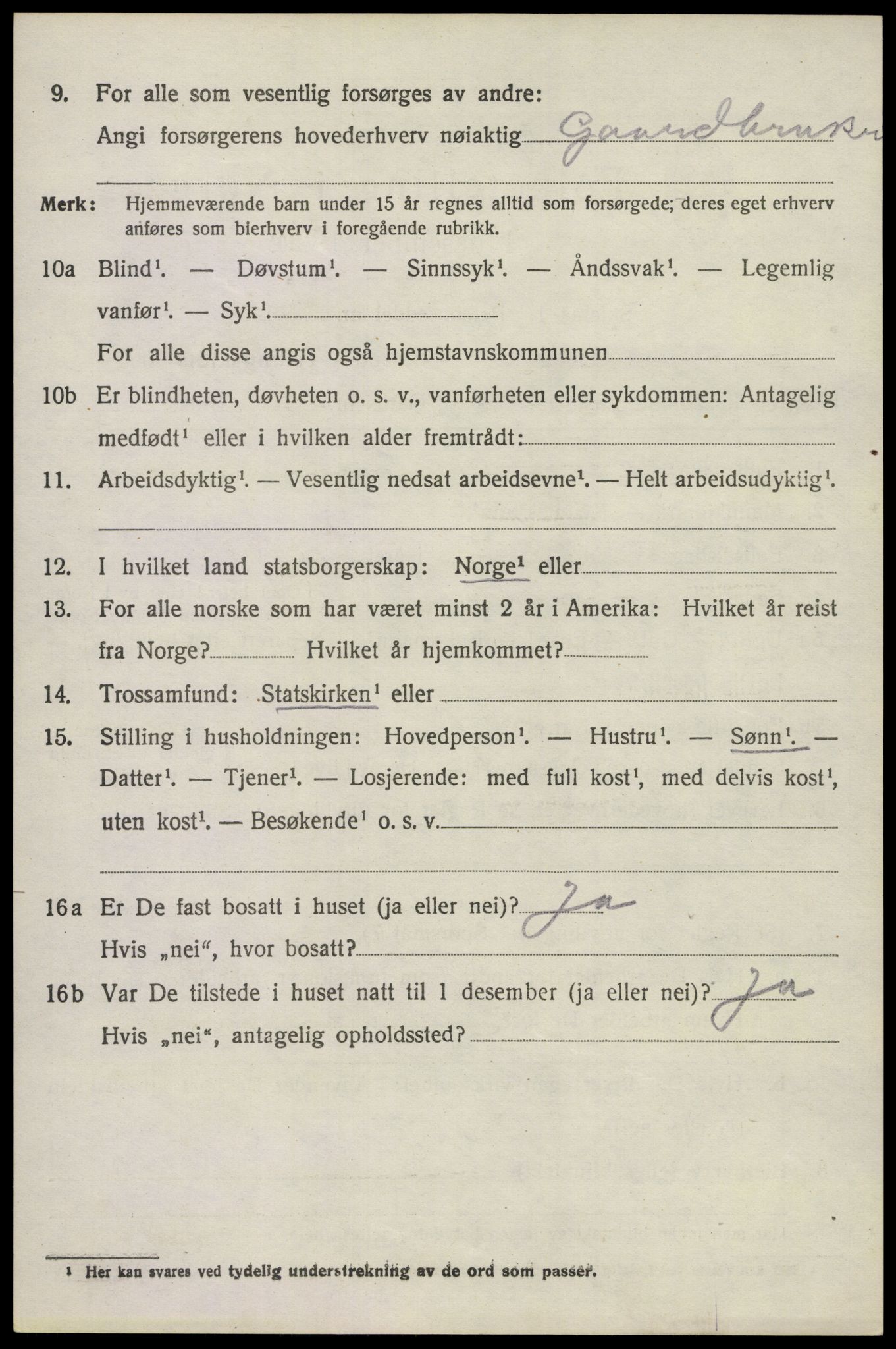SAKO, 1920 census for Lardal, 1920, p. 5580