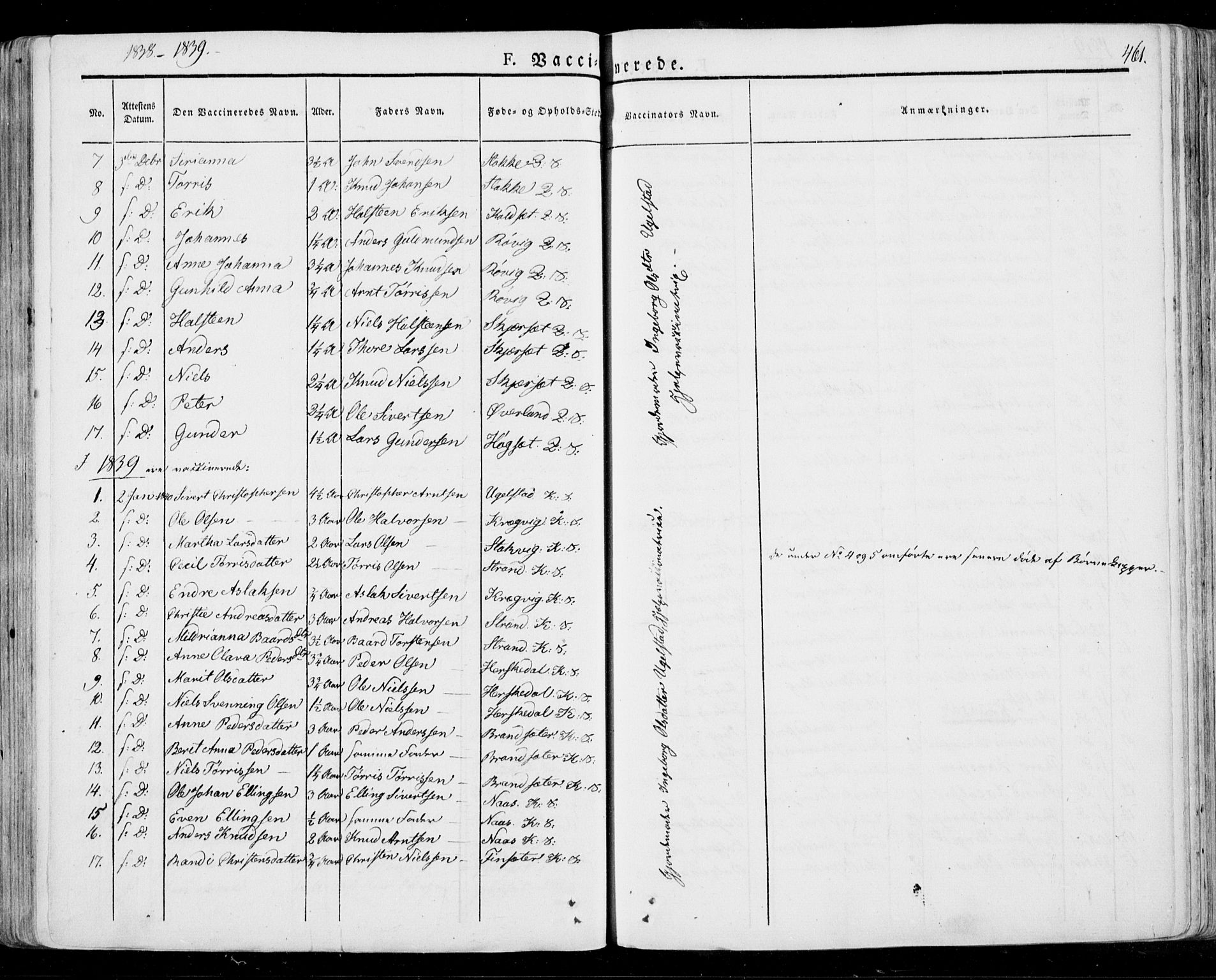 Ministerialprotokoller, klokkerbøker og fødselsregistre - Møre og Romsdal, SAT/A-1454/568/L0803: Parish register (official) no. 568A10, 1830-1853, p. 461