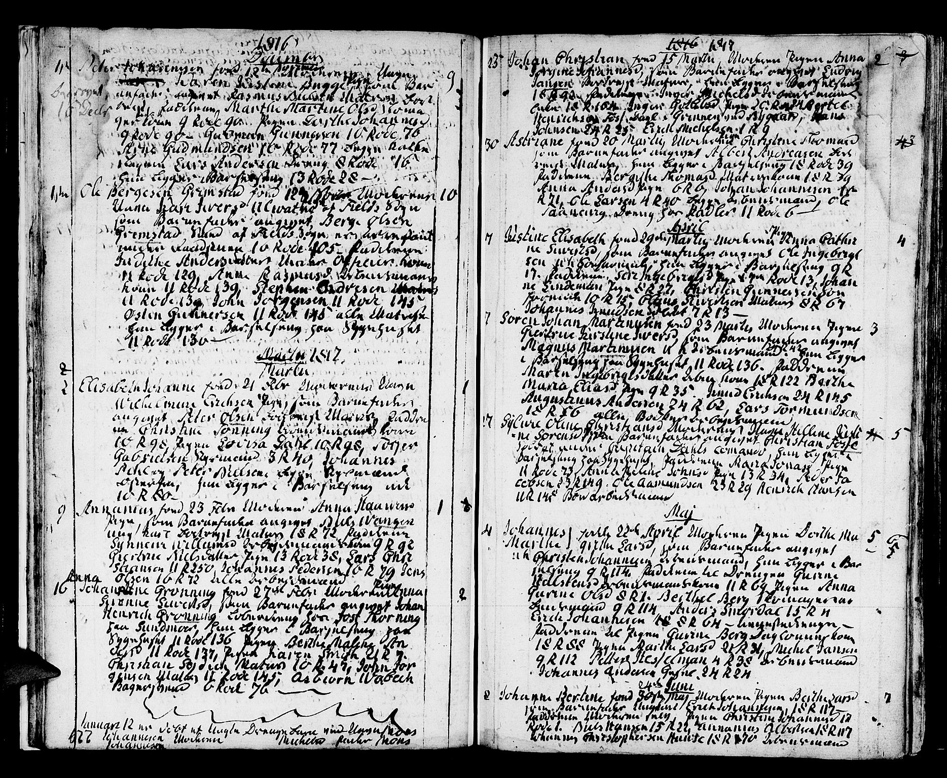 Domkirken sokneprestembete, SAB/A-74801/H/Haa/L0005: Parish register (official) no. A 5, 1808-1820, p. 228-229