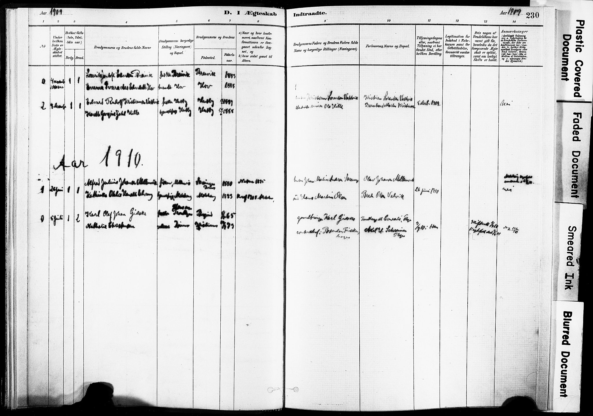 Ministerialprotokoller, klokkerbøker og fødselsregistre - Nordland, AV/SAT-A-1459/835/L0526: Parish register (official) no. 835A03II, 1881-1910, p. 230