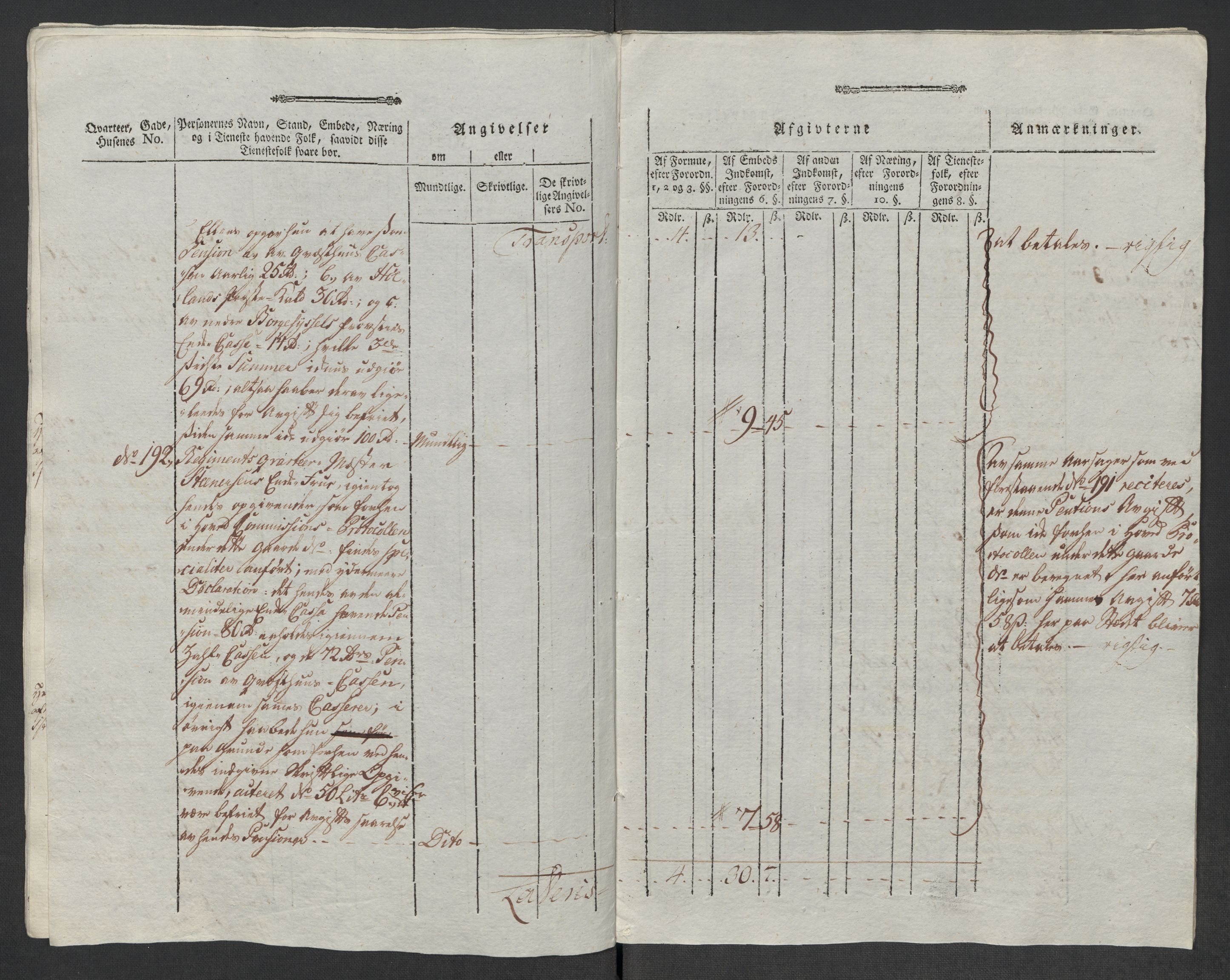 Rentekammeret inntil 1814, Reviderte regnskaper, Mindre regnskaper, AV/RA-EA-4068/Rf/Rfe/L0024: Modum Blåfarvevverk, Molde, Moss, 1789, p. 535