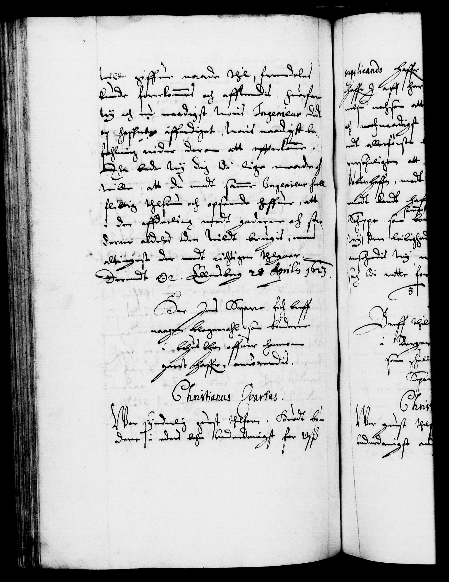 Danske Kanselli 1572-1799, AV/RA-EA-3023/F/Fc/Fca/Fcab/L0004: Norske tegnelser (mikrofilm), 1617-1627, p. 369b