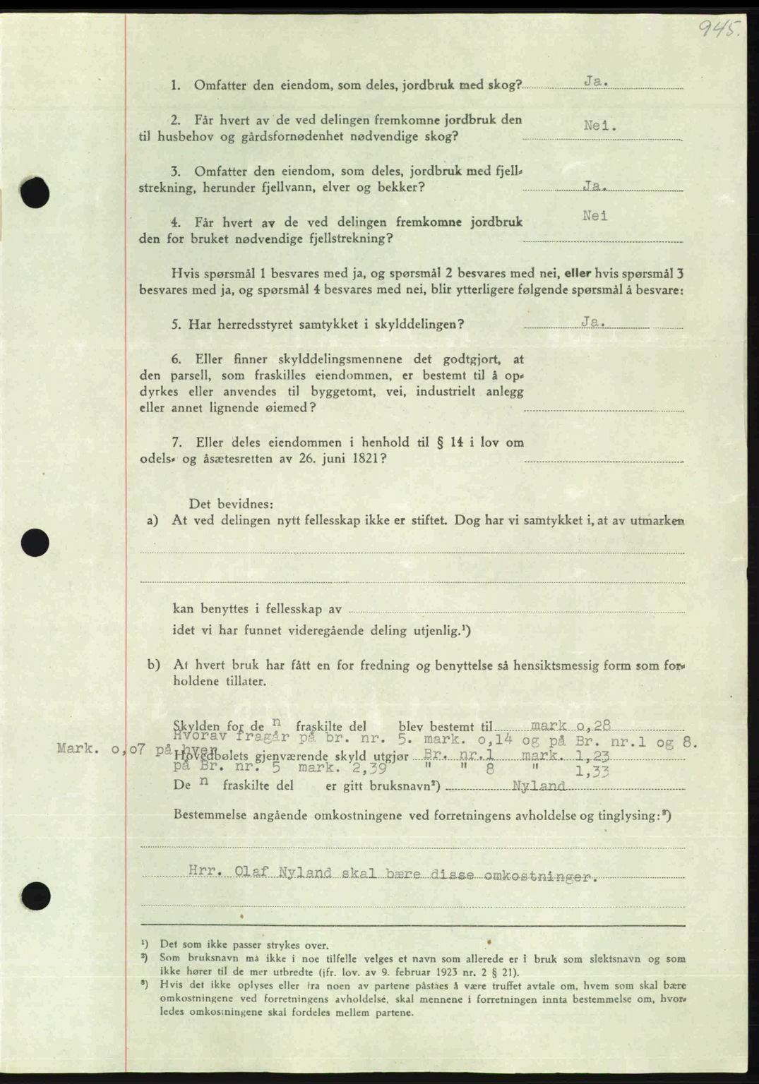 Nordmøre sorenskriveri, AV/SAT-A-4132/1/2/2Ca: Mortgage book no. A102, 1946-1946, Diary no: : 2120/1946