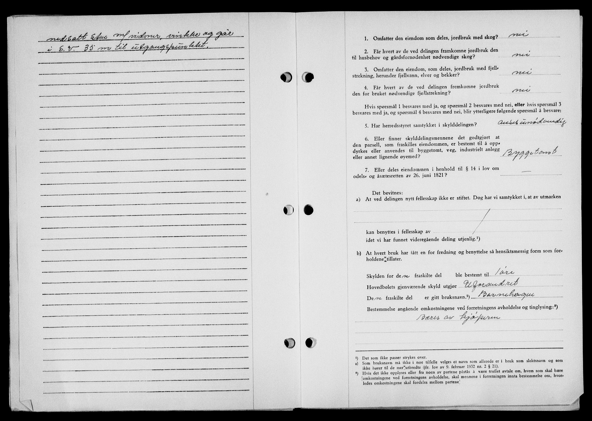 Lofoten sorenskriveri, SAT/A-0017/1/2/2C/L0024a: Mortgage book no. 24a, 1950-1950, Diary no: : 3119/1950