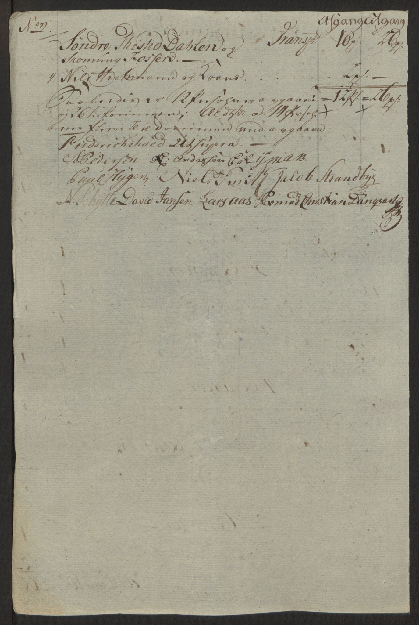 Rentekammeret inntil 1814, Reviderte regnskaper, Byregnskaper, AV/RA-EA-4066/R/Ra/L0006/0001: [A4] Kontribusjonsregnskap / Ekstraskatt, 1762-1772, p. 219