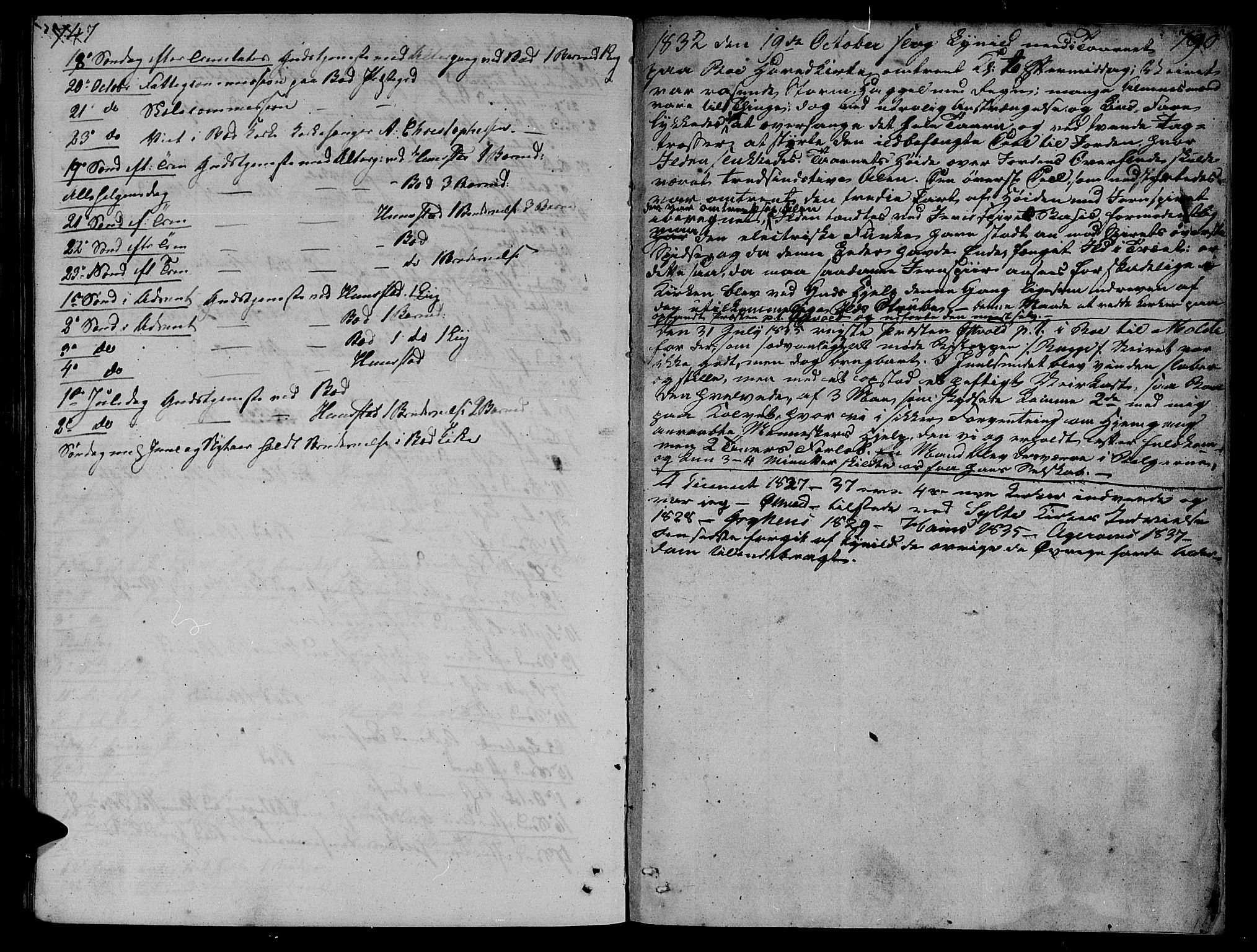 Ministerialprotokoller, klokkerbøker og fødselsregistre - Møre og Romsdal, AV/SAT-A-1454/566/L0765: Parish register (official) no. 566A04, 1829-1841, p. 747-748