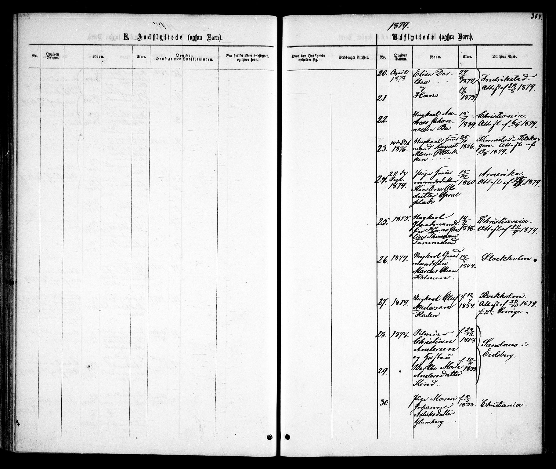 Rødenes prestekontor Kirkebøker, AV/SAO-A-2005/F/Fa/L0008: Parish register (official) no. I 8, 1869-1879, p. 364