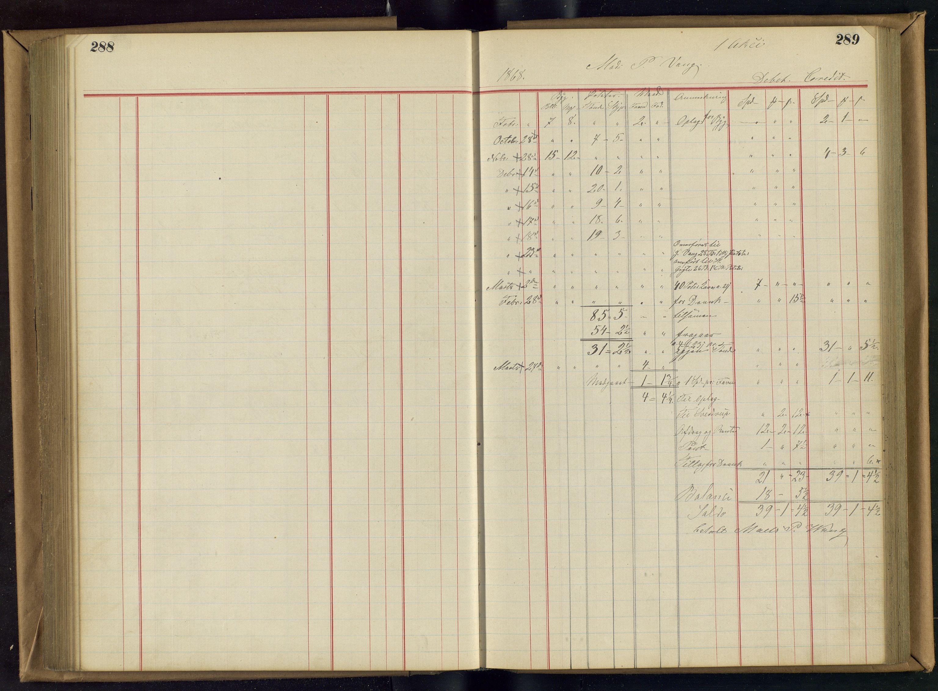 Hjell Brenneri, OAMM/T-A-00106, 1867-1870, p. 166