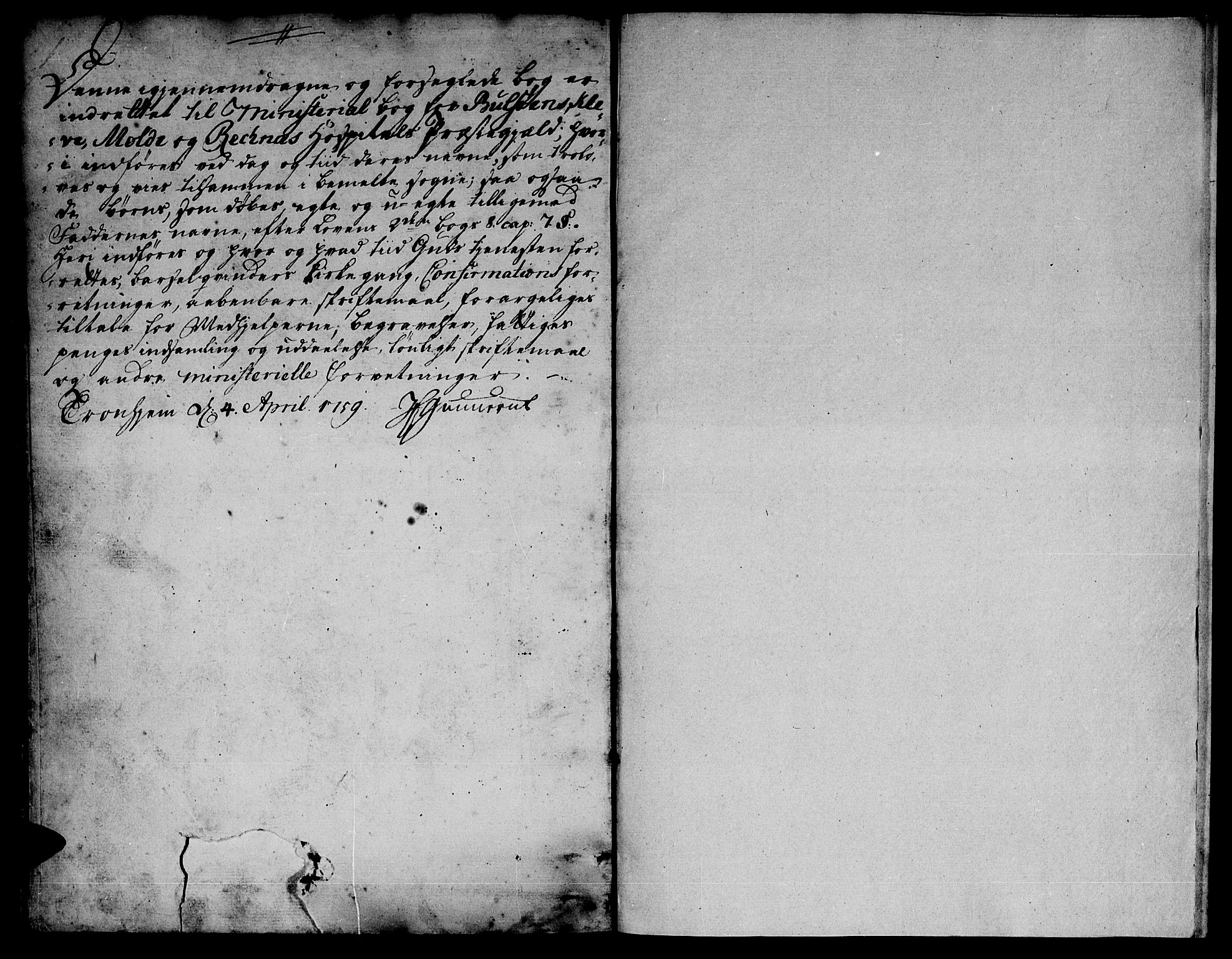 Ministerialprotokoller, klokkerbøker og fødselsregistre - Møre og Romsdal, SAT/A-1454/555/L0648: Parish register (official) no. 555A01, 1759-1793