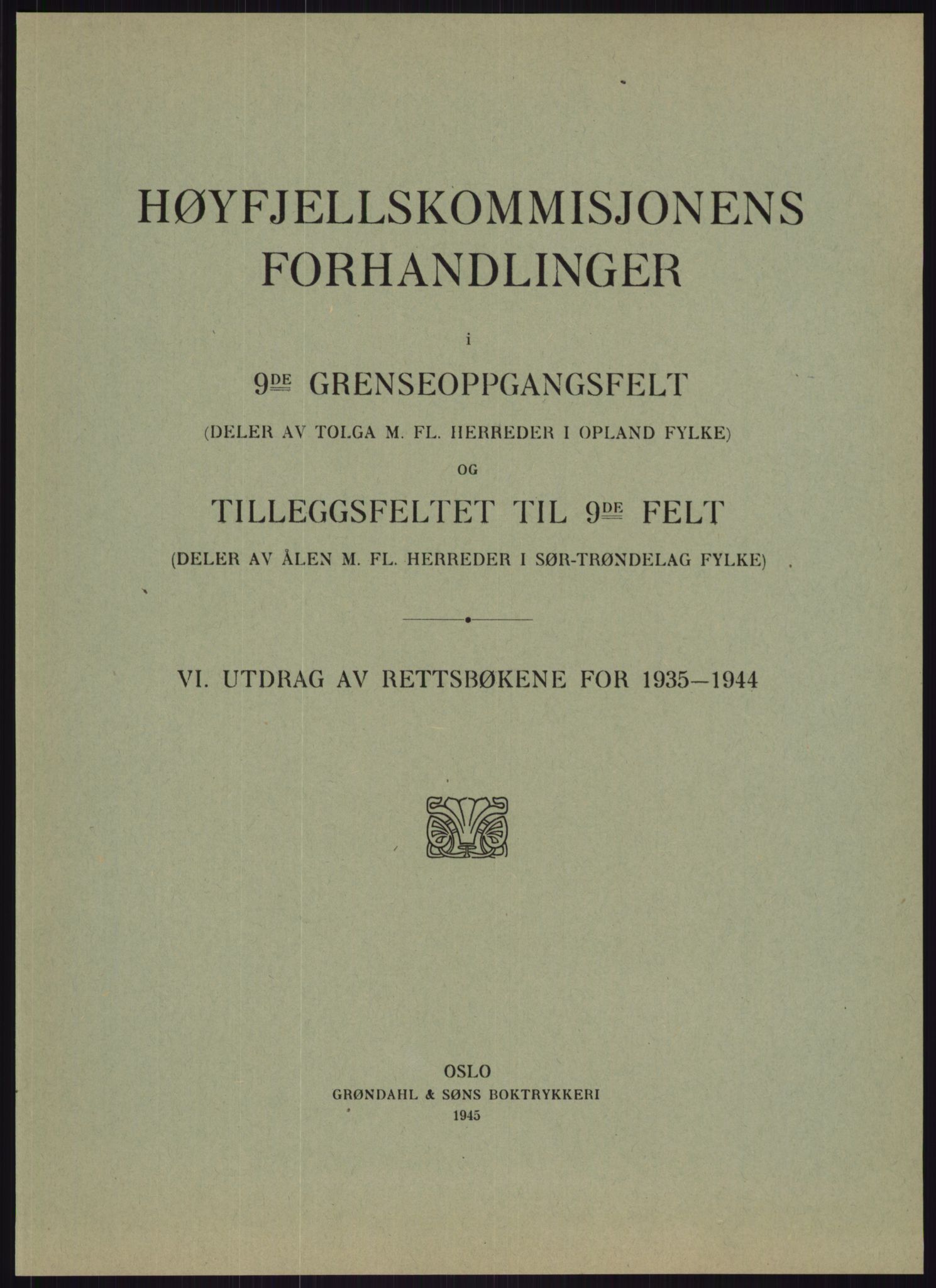 Høyfjellskommisjonen, AV/RA-S-1546/X/Xa/L0001: Nr. 1-33, 1909-1953, p. 4403