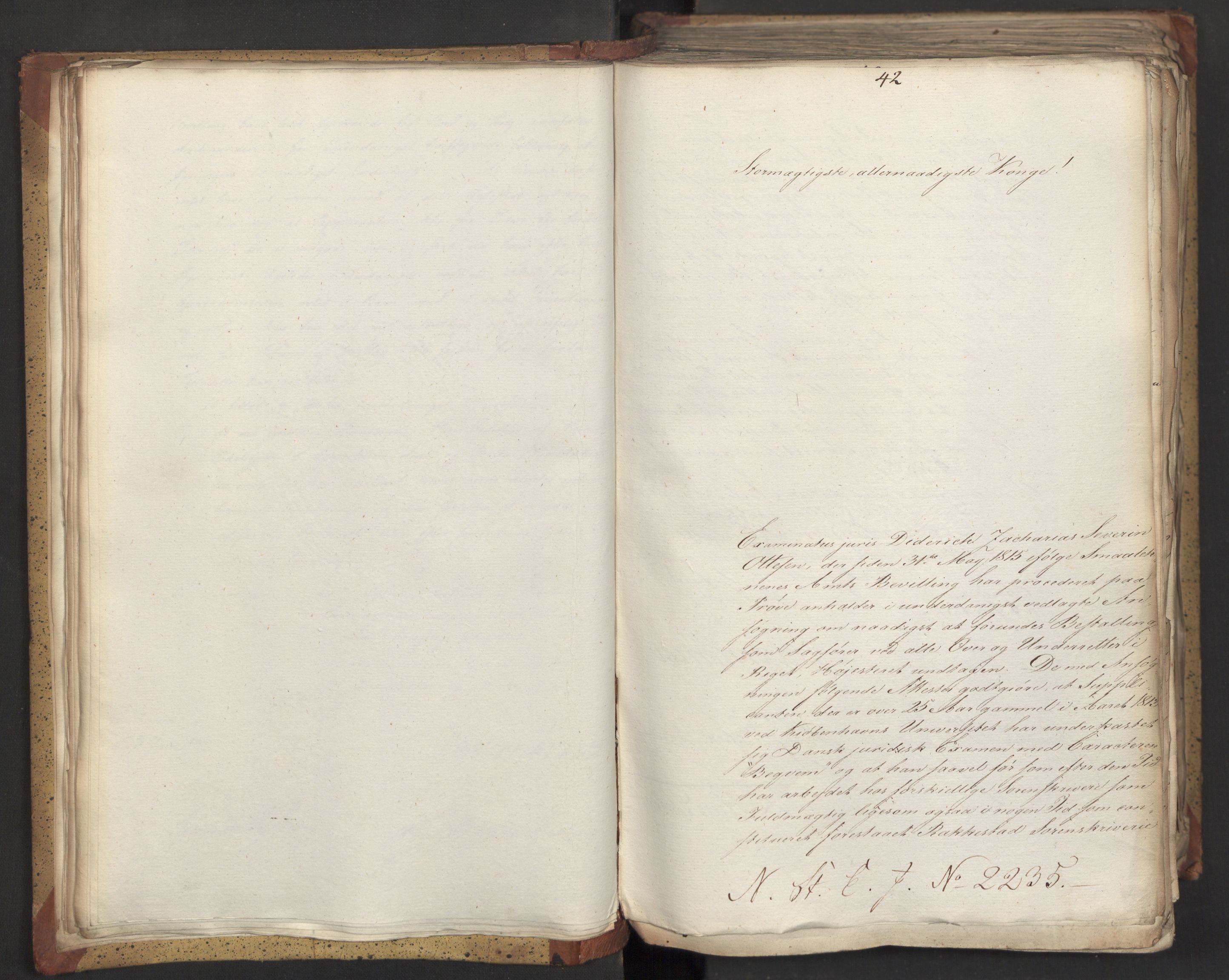 Statsrådsavdelingen i Stockholm, RA/S-1003/D/Da/L0010: Regjeringsinnstillinger nr. 2219-2392, 1817, p. 47