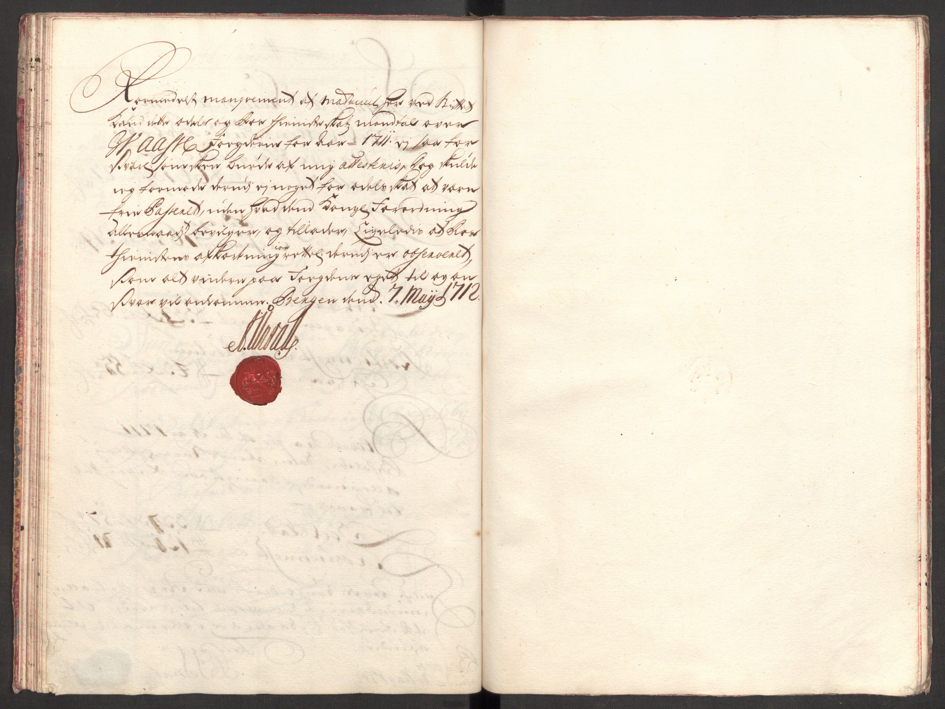Rentekammeret inntil 1814, Reviderte regnskaper, Fogderegnskap, RA/EA-4092/R51/L3192: Fogderegnskap Nordhordland og Voss, 1711, p. 195