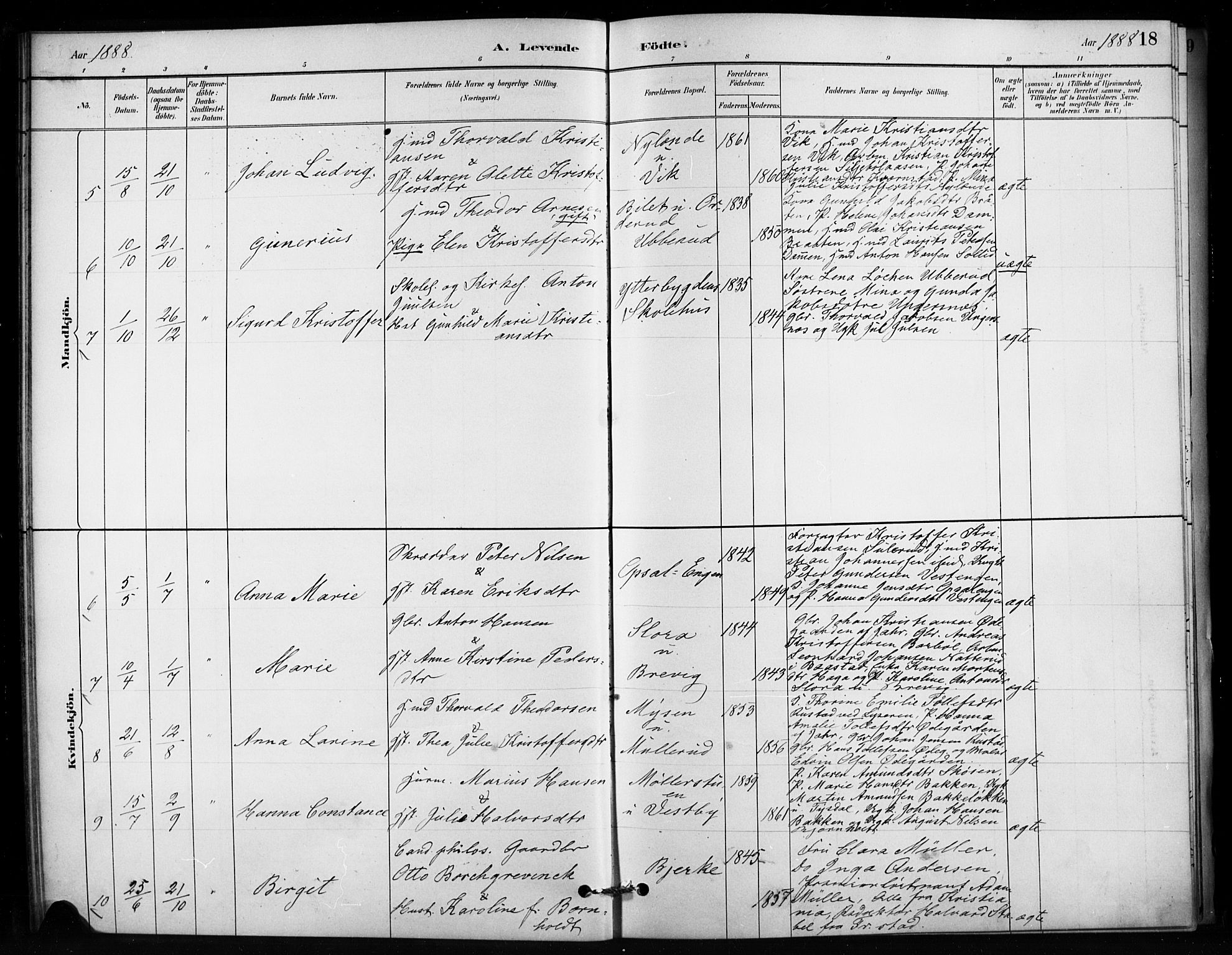 Enebakk prestekontor Kirkebøker, SAO/A-10171c/F/Fb/L0001: Parish register (official) no. II 1, 1877-1902, p. 18