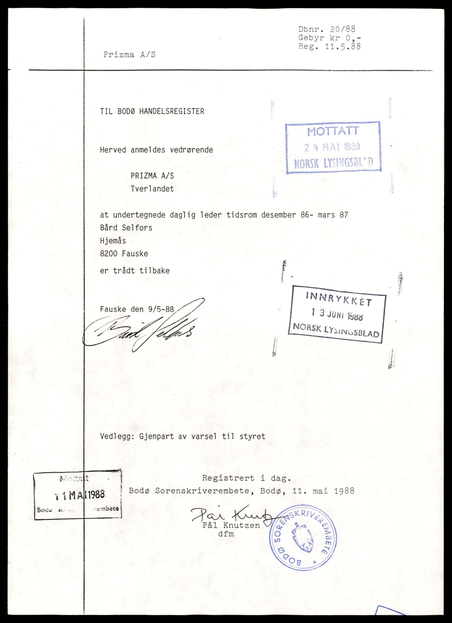 Bodø sorenskriveri, AV/SAT-A-0022/3/J/Jd/Jda/L0057: Bilag, 1988-1990, p. 3