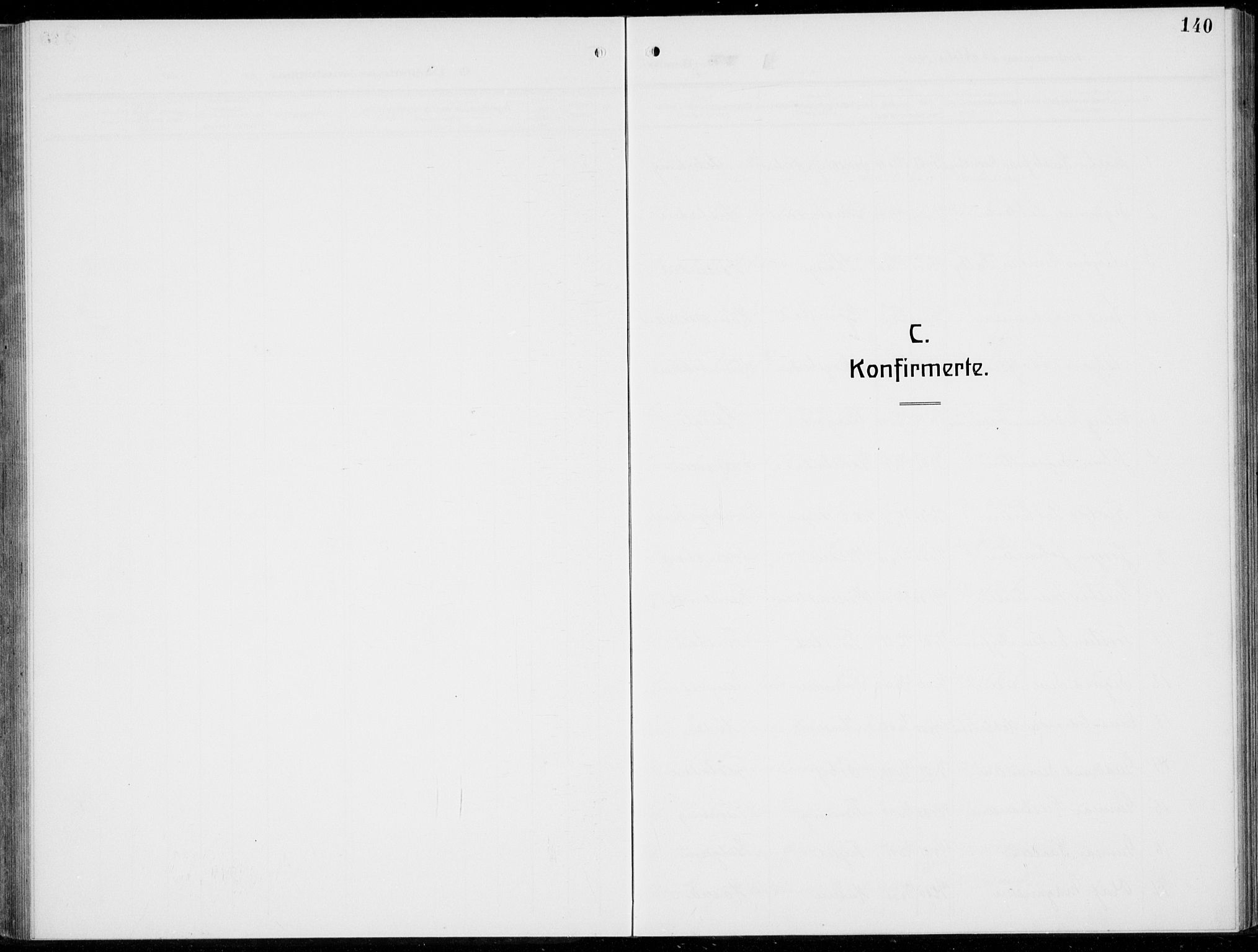 Romedal prestekontor, SAH/PREST-004/L/L0014: Parish register (copy) no. 14, 1915-1939, p. 140