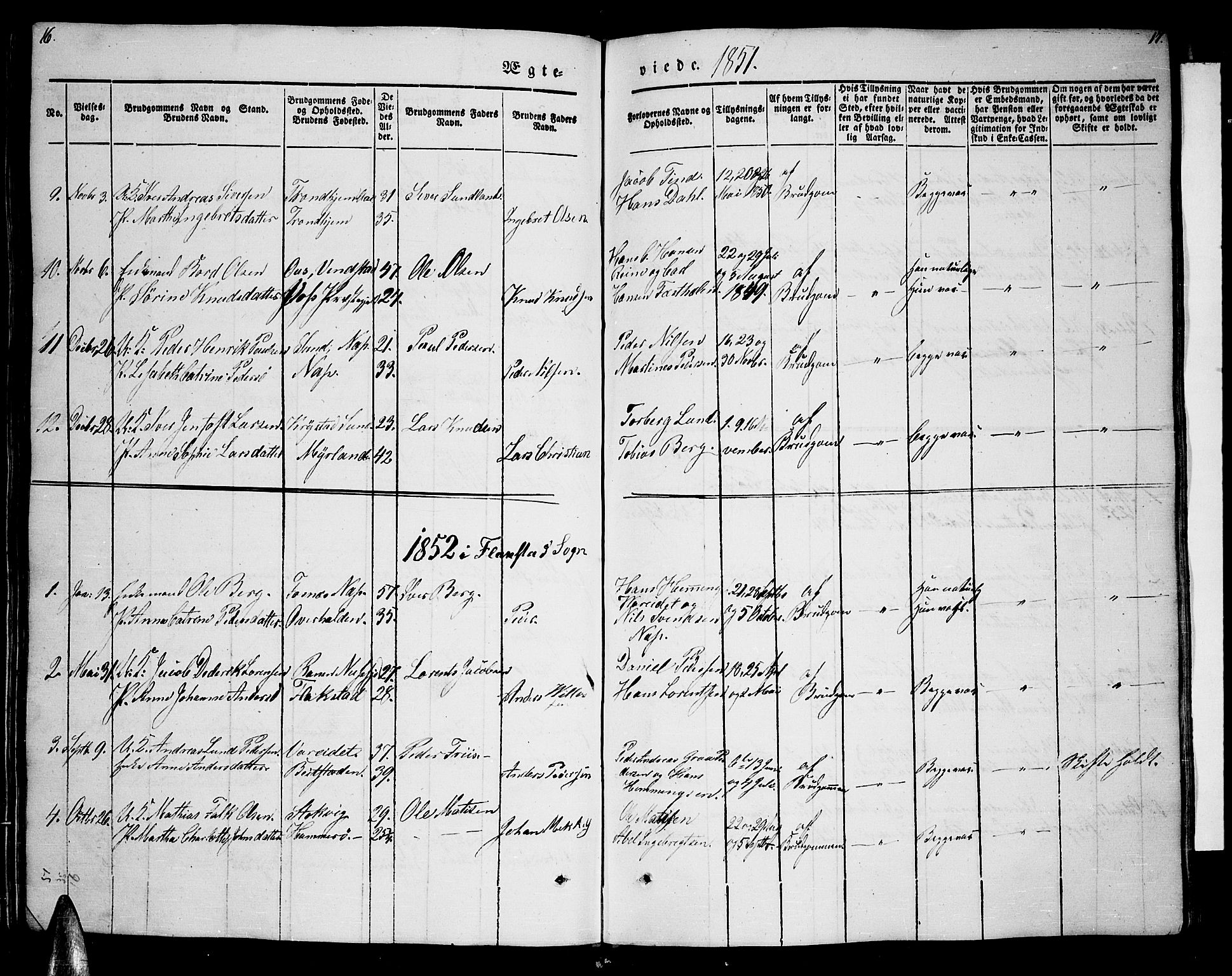 Ministerialprotokoller, klokkerbøker og fødselsregistre - Nordland, AV/SAT-A-1459/885/L1212: Parish register (copy) no. 885C01, 1847-1873, p. 16-17