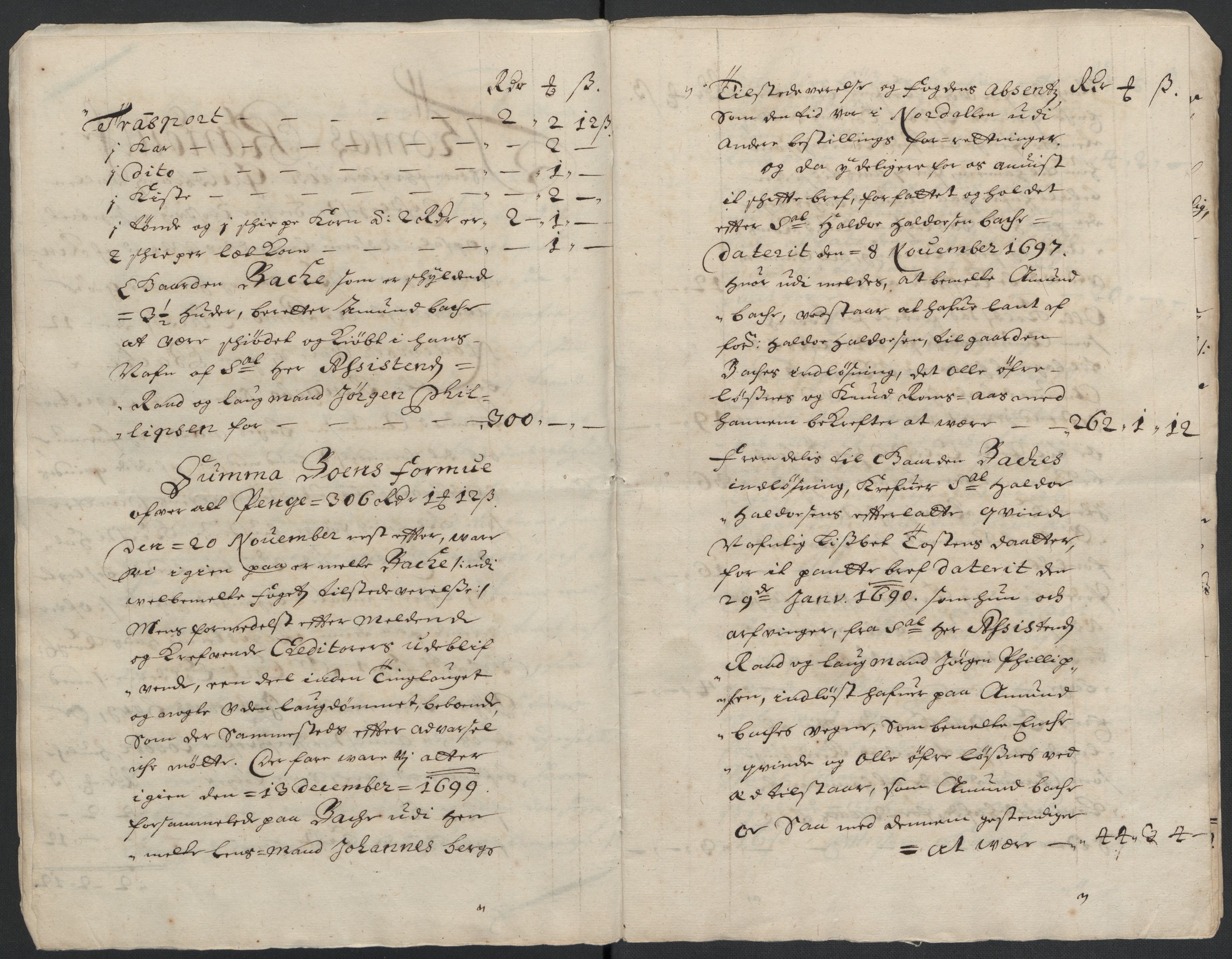 Rentekammeret inntil 1814, Reviderte regnskaper, Fogderegnskap, RA/EA-4092/R17/L1172: Fogderegnskap Gudbrandsdal, 1699, p. 59