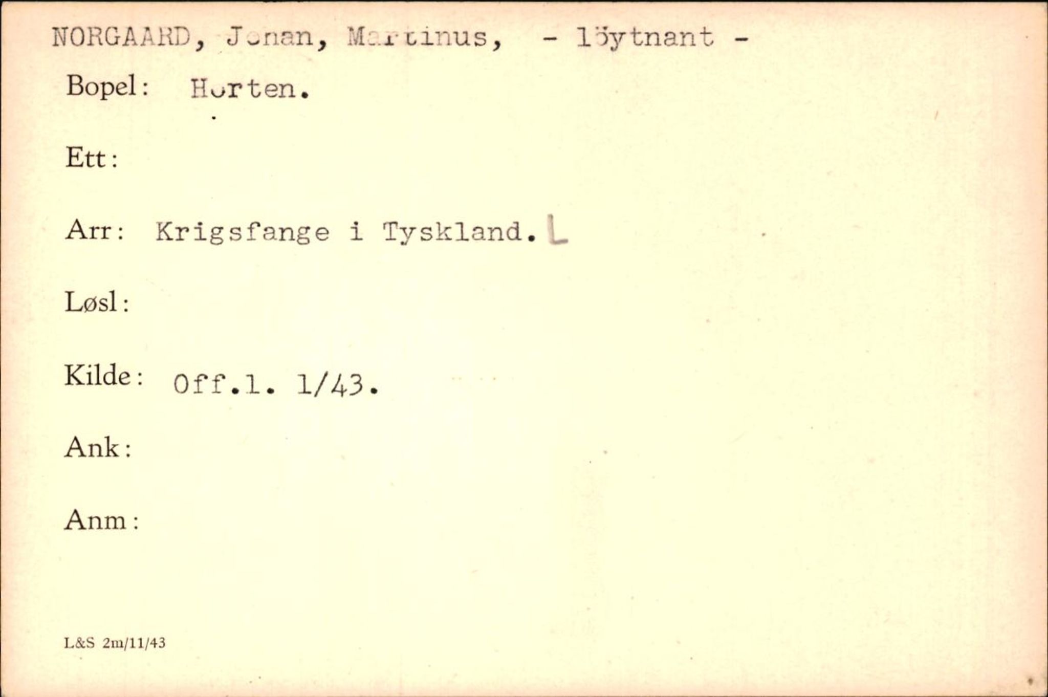 Forsvaret, Forsvarets krigshistoriske avdeling, AV/RA-RAFA-2017/Y/Yf/L0200: II-C-11-2102  -  Norske krigsfanger i Tyskland, 1940-1945, p. 784