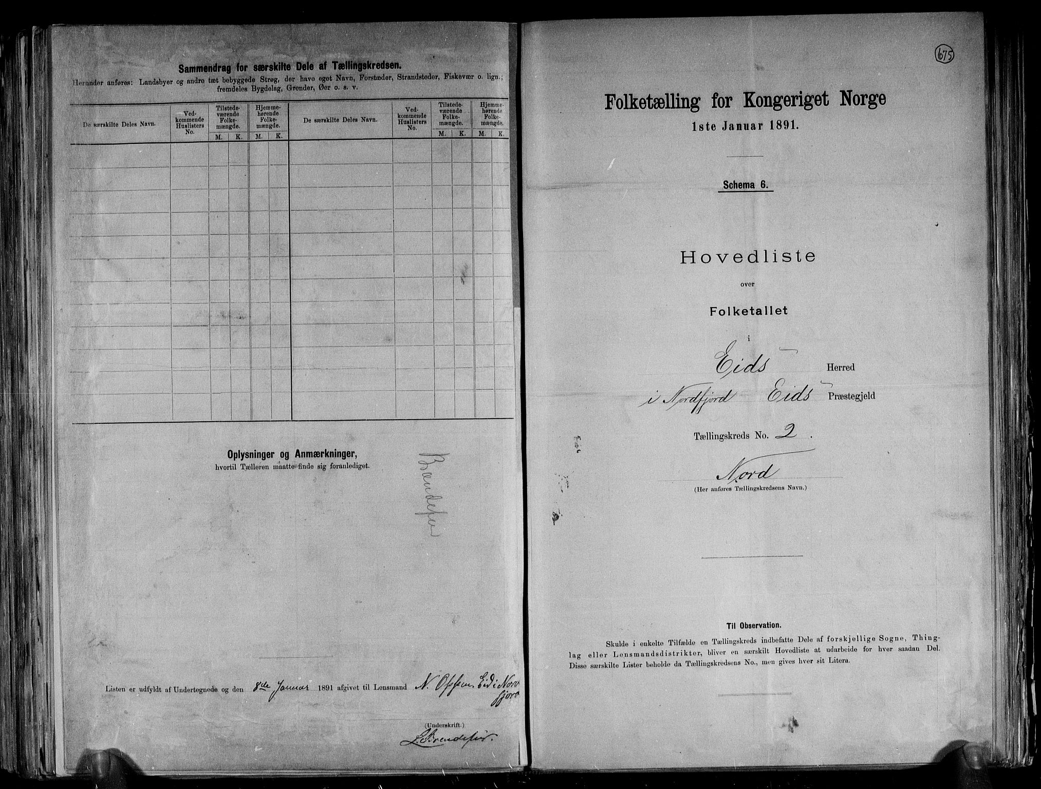 RA, 1891 census for 1443 Eid, 1891, p. 14