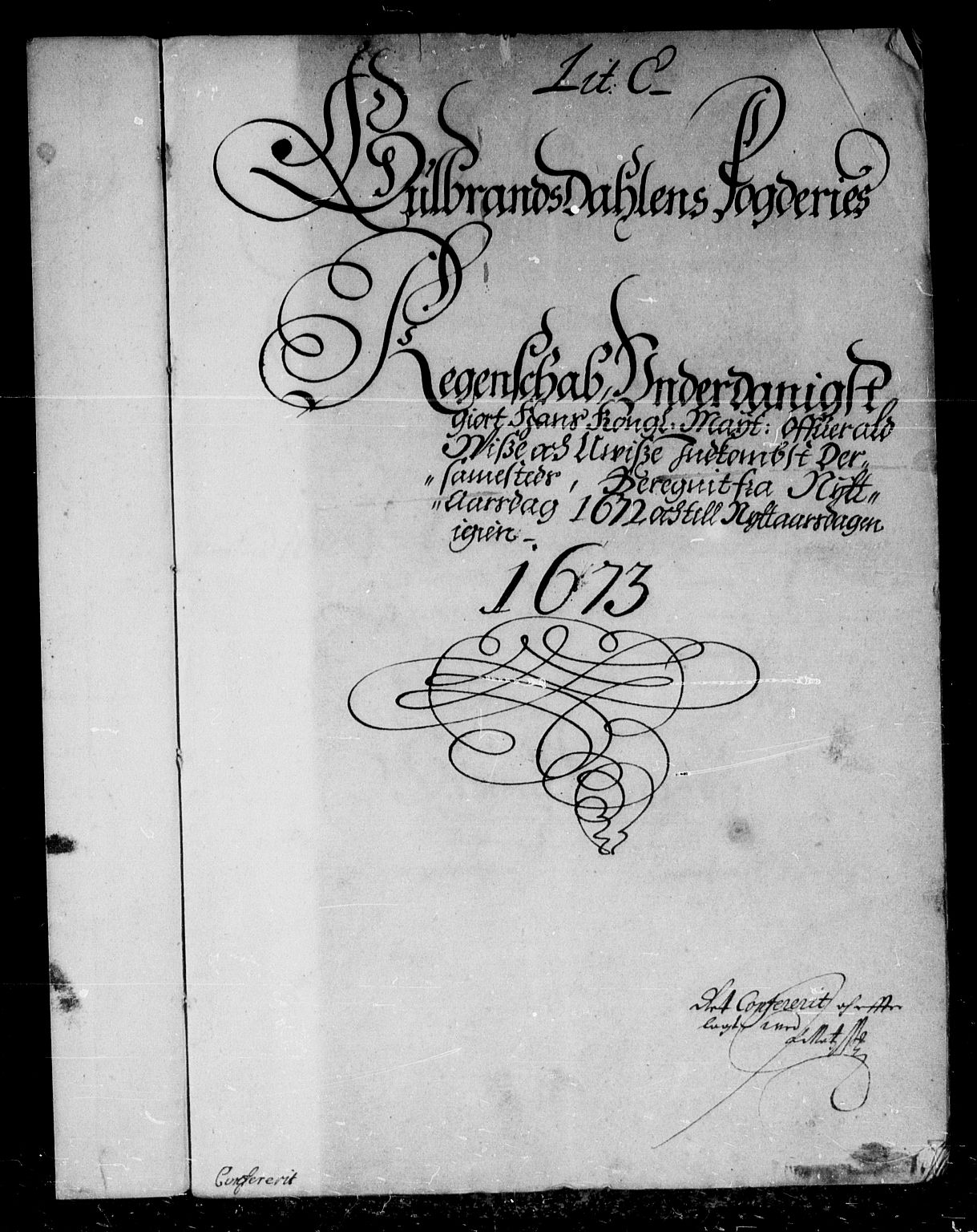 Rentekammeret inntil 1814, Reviderte regnskaper, Stiftamtstueregnskaper, Landkommissariatet på Akershus og Akershus stiftamt, RA/EA-5869/R/Rb/L0083: Akershus stiftamt, 1672