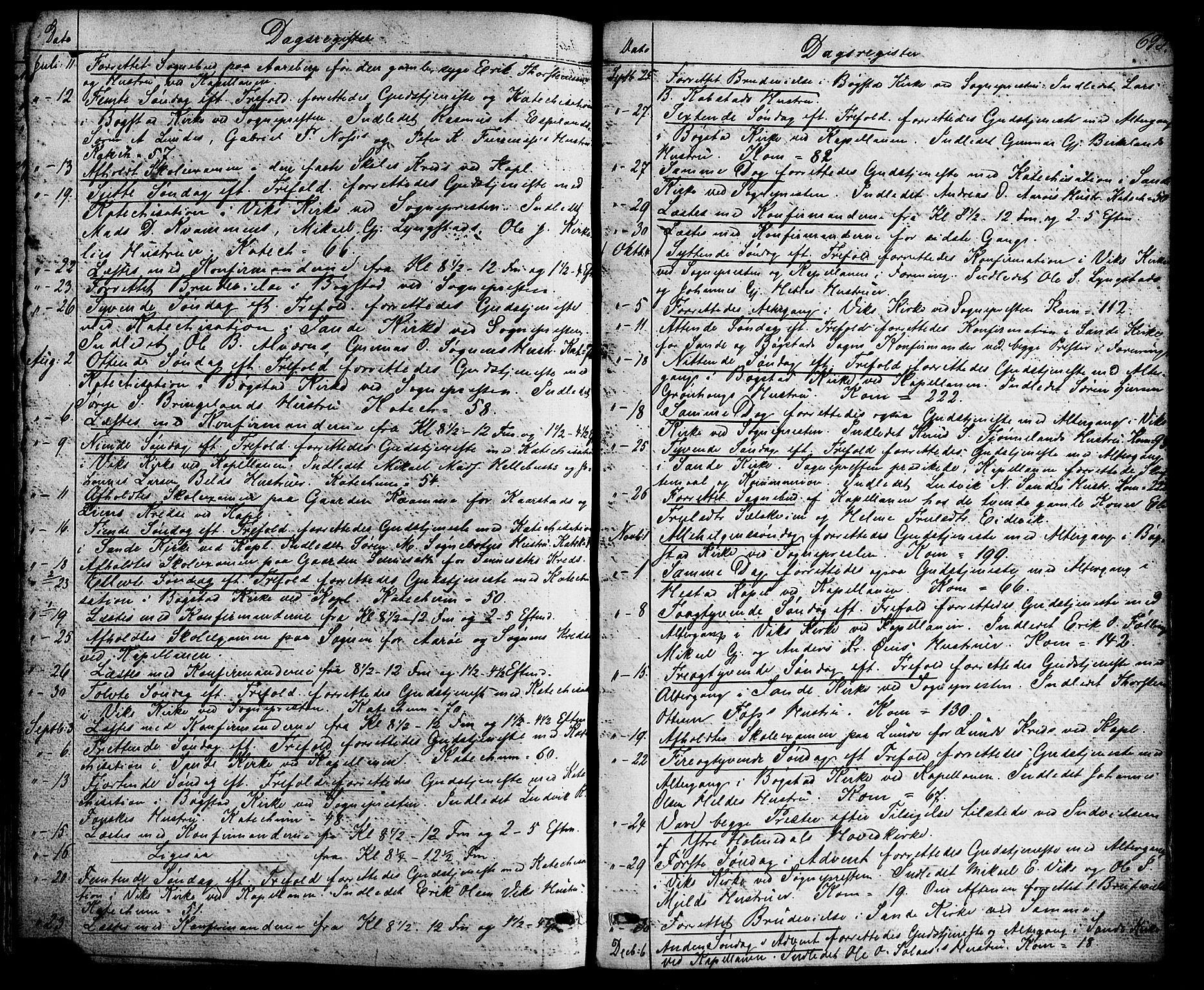 Gaular sokneprestembete, SAB/A-80001/H/Haa: Parish register (official) no. A 5, 1860-1881, p. 693