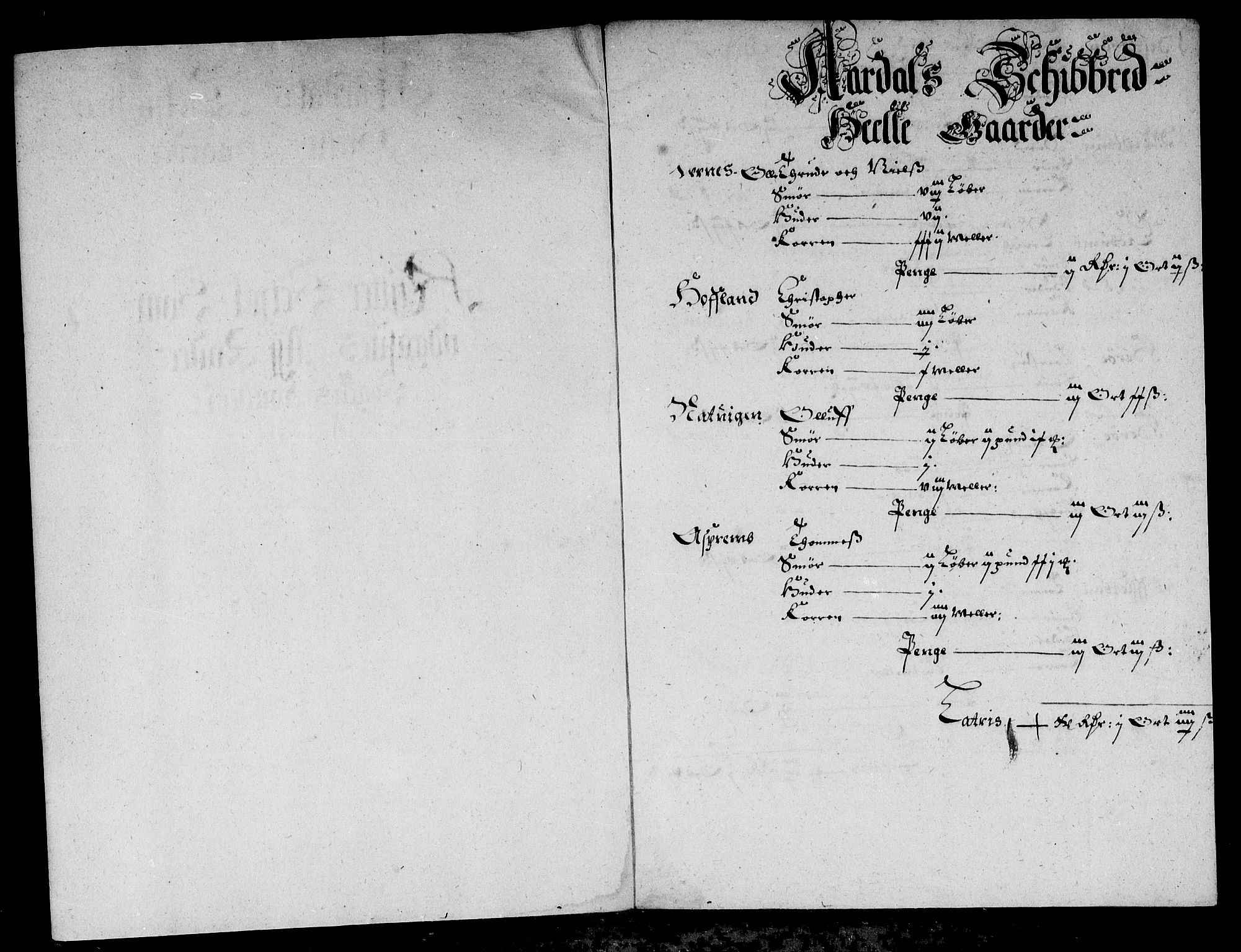 Rentekammeret inntil 1814, Reviderte regnskaper, Stiftamtstueregnskaper, Bergen stiftamt, AV/RA-EA-6043/R/Rc/L0017: Bergen stiftamt, 1665