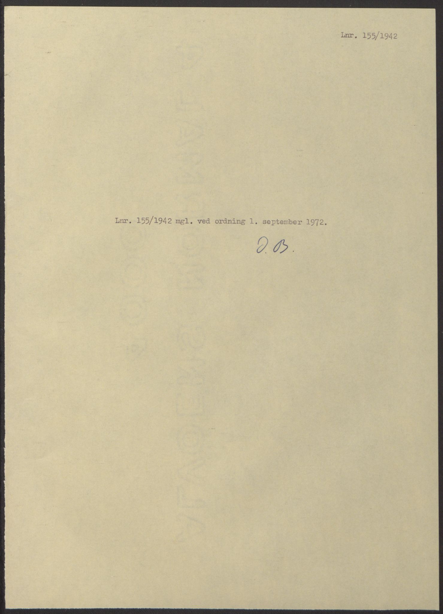 NS-administrasjonen 1940-1945 (Statsrådsekretariatet, de kommisariske statsråder mm), RA/S-4279/D/Db/L0098: Lover II, 1942, p. 192