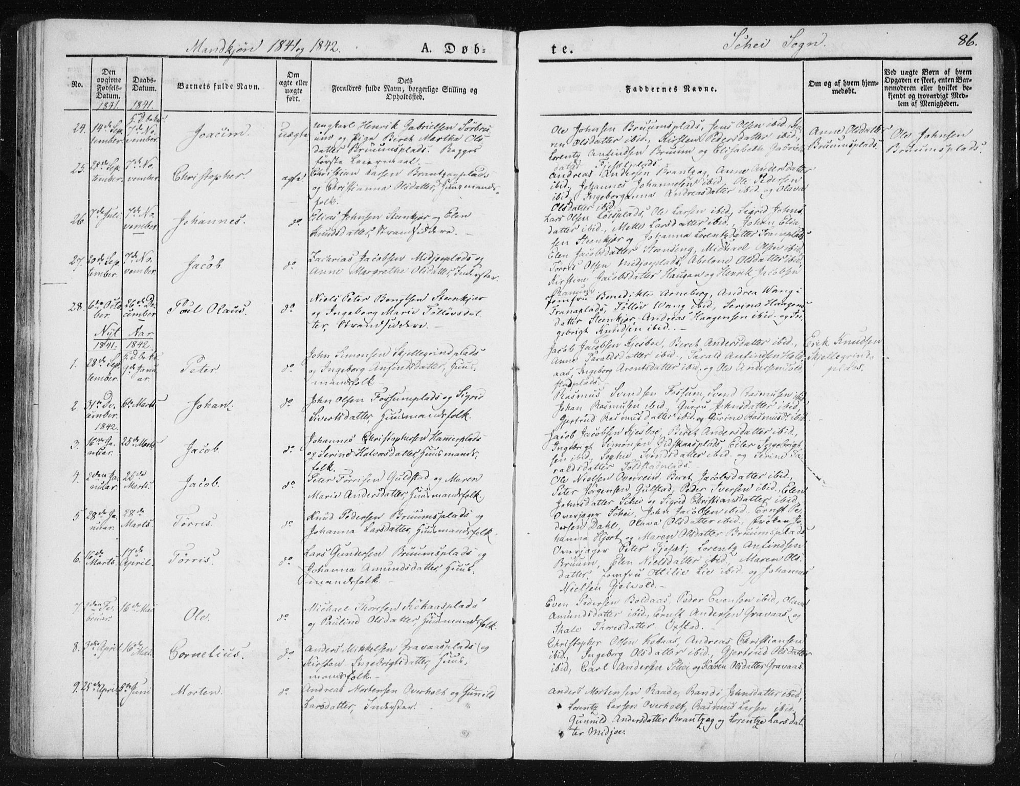 Ministerialprotokoller, klokkerbøker og fødselsregistre - Nord-Trøndelag, SAT/A-1458/735/L0339: Parish register (official) no. 735A06 /2, 1836-1848, p. 86