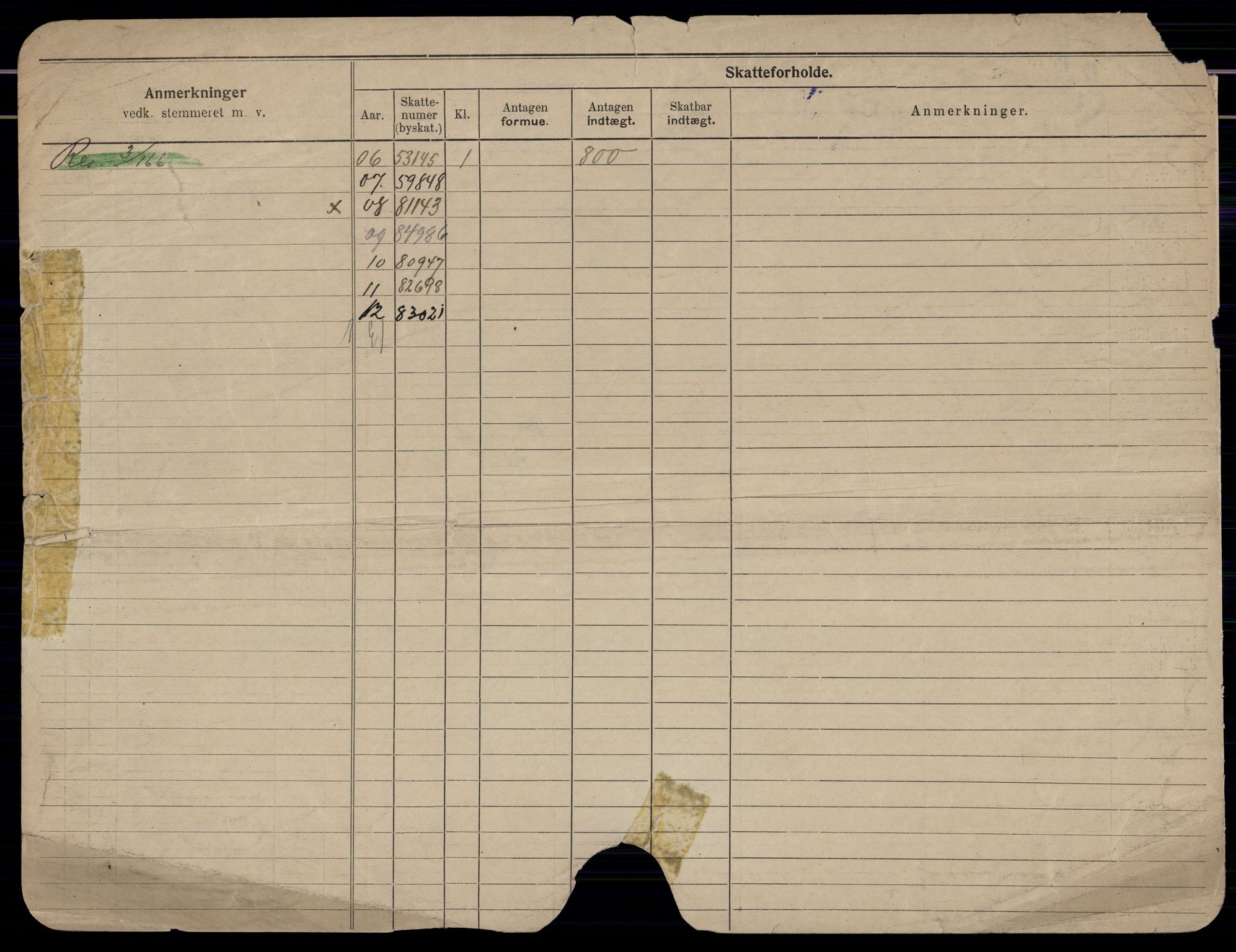 Oslo folkeregister, Registerkort, AV/SAO-A-11715/G/Gb/L0036: Menn, 1922