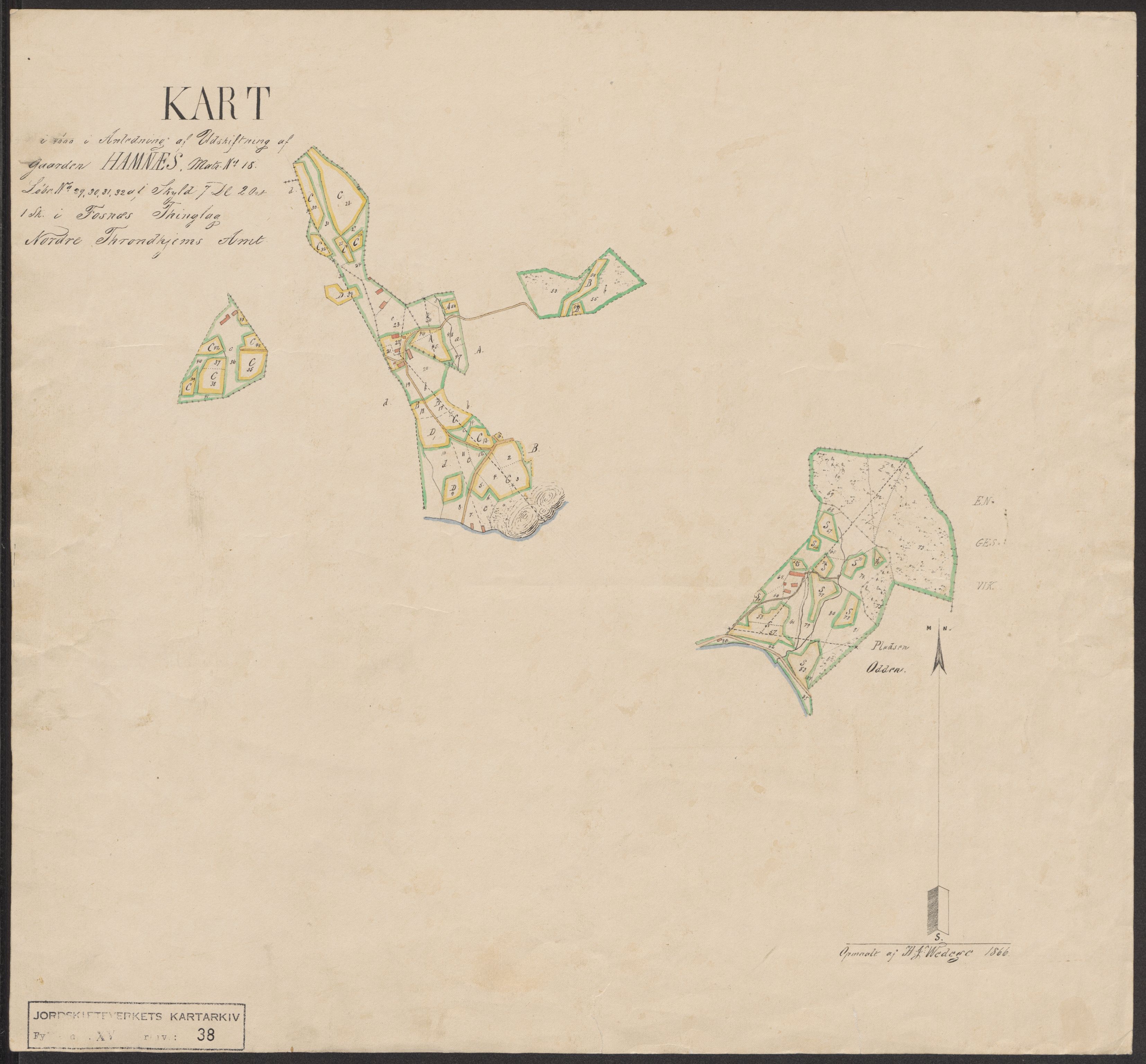 Jordskifteverkets kartarkiv, AV/RA-S-3929/T, 1859-1988, p. 64