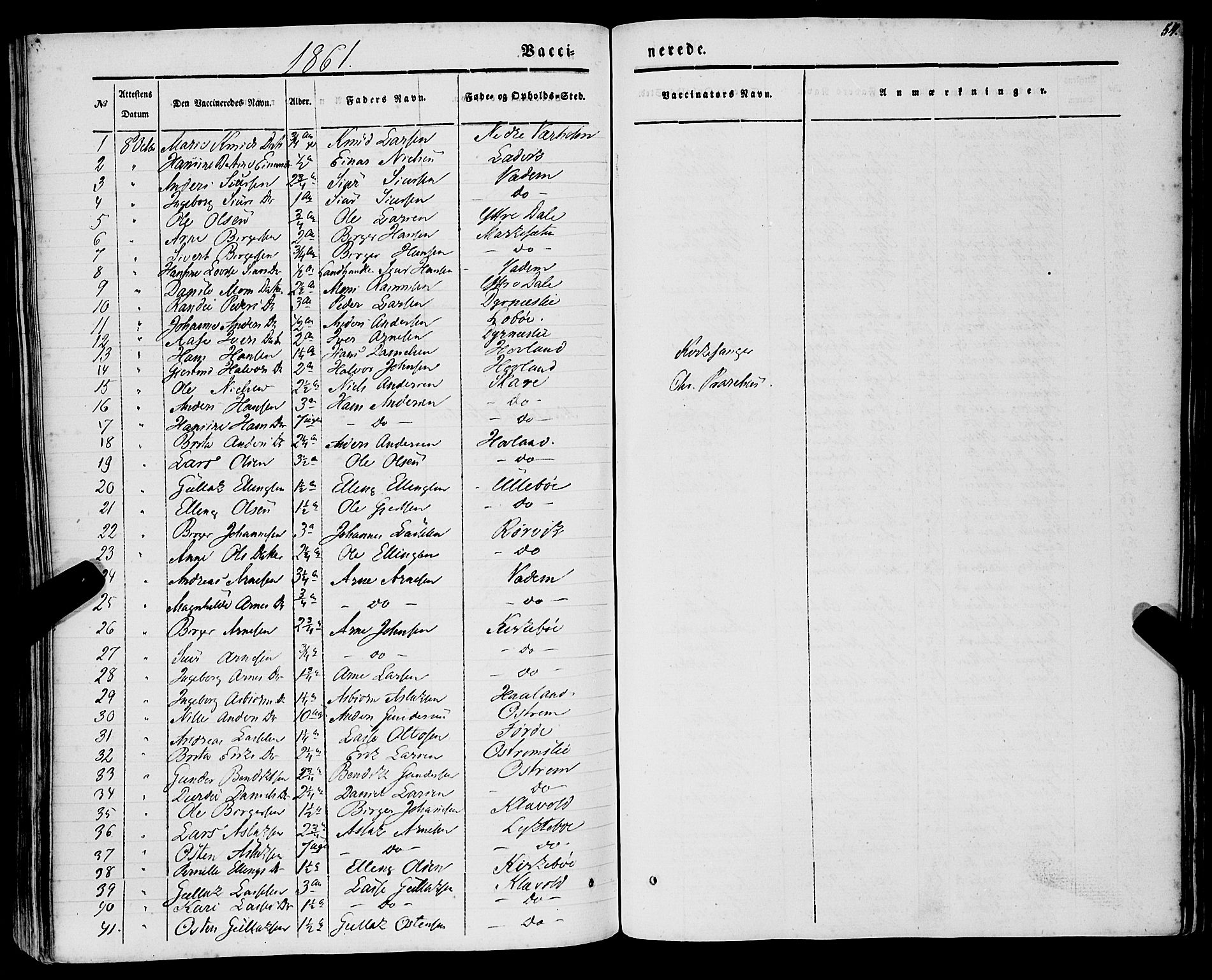Lavik sokneprestembete, AV/SAB-A-80901: Parish register (official) no. A 3, 1843-1863, p. 54