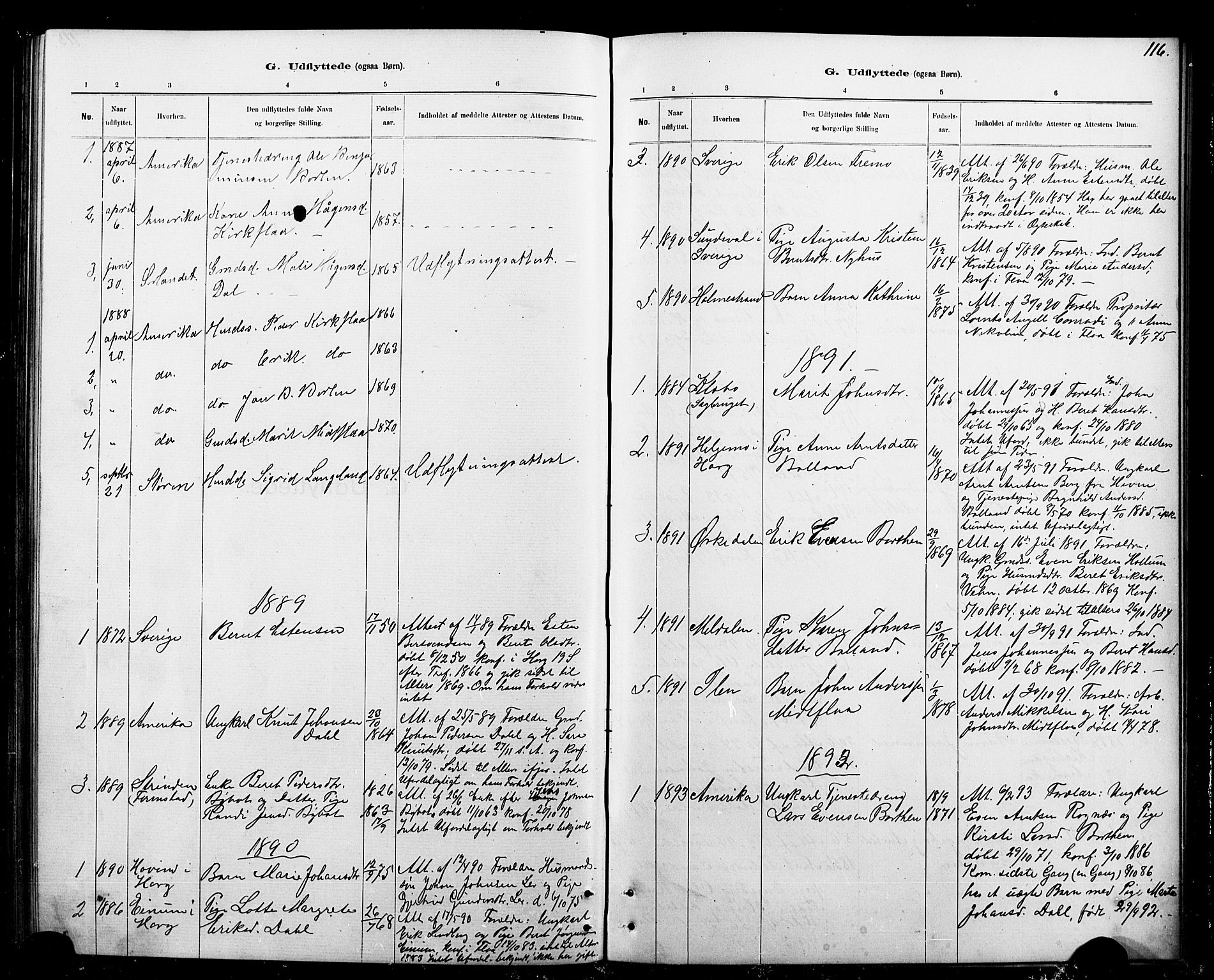 Ministerialprotokoller, klokkerbøker og fødselsregistre - Sør-Trøndelag, SAT/A-1456/693/L1123: Parish register (copy) no. 693C04, 1887-1910, p. 116