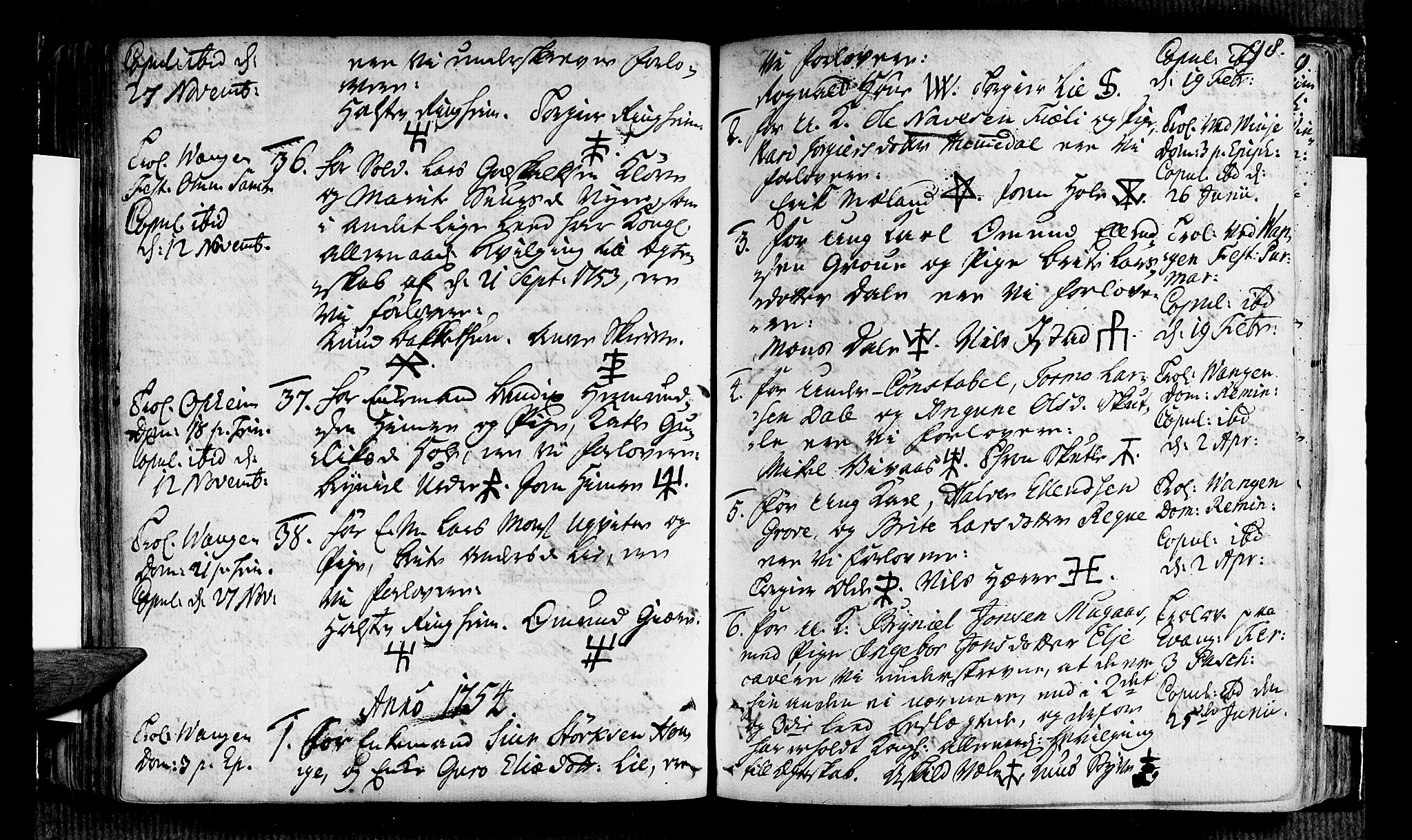 Voss sokneprestembete, AV/SAB-A-79001/H/Haa: Parish register (official) no. A 7, 1731-1773, p. 98