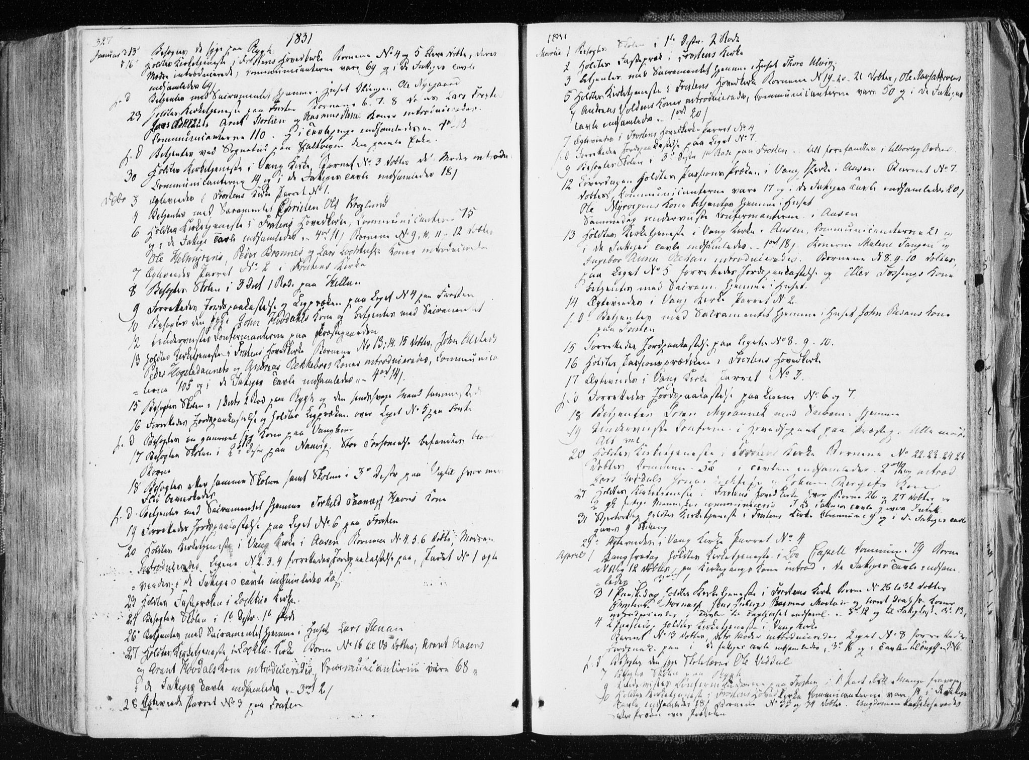 Ministerialprotokoller, klokkerbøker og fødselsregistre - Nord-Trøndelag, AV/SAT-A-1458/713/L0114: Parish register (official) no. 713A05, 1827-1839, p. 327