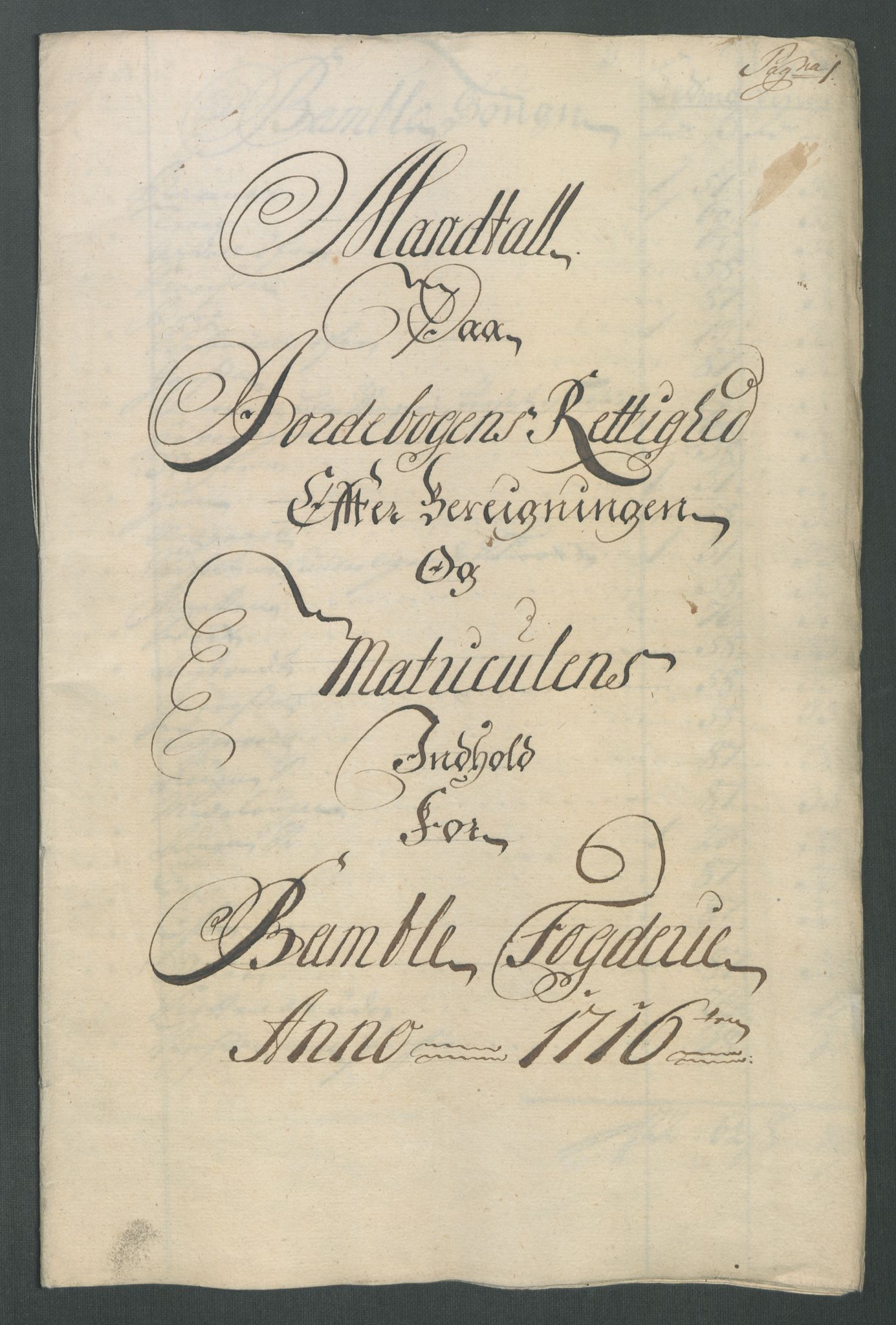 Rentekammeret inntil 1814, Reviderte regnskaper, Fogderegnskap, RA/EA-4092/R36/L2128: Fogderegnskap Øvre og Nedre Telemark og Bamble, 1716, p. 198