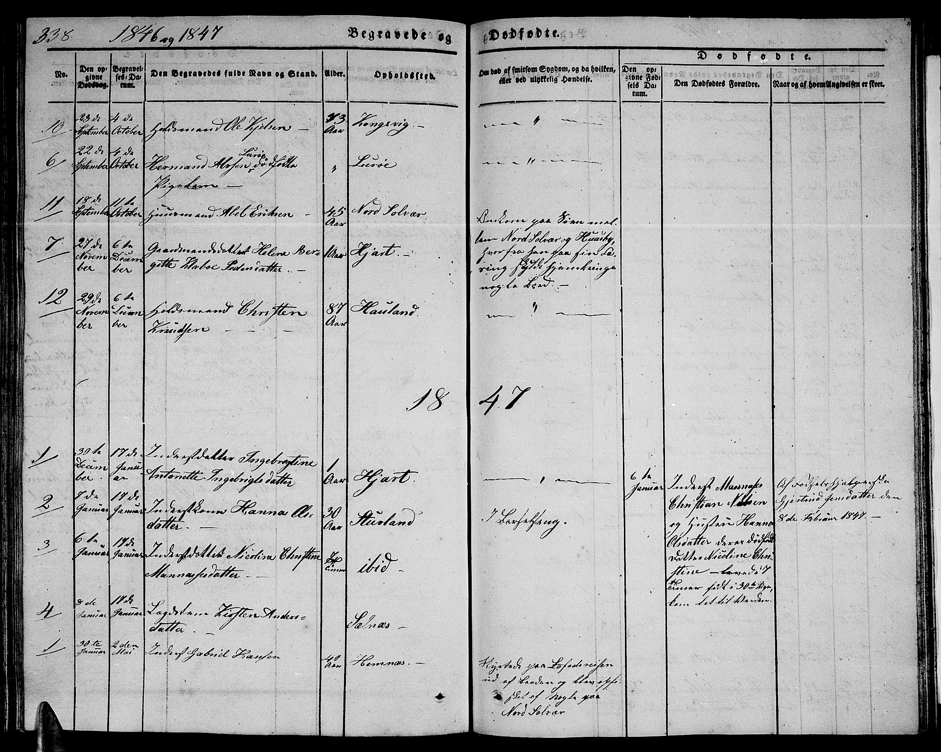 Ministerialprotokoller, klokkerbøker og fødselsregistre - Nordland, AV/SAT-A-1459/839/L0572: Parish register (copy) no. 839C02, 1841-1873, p. 338