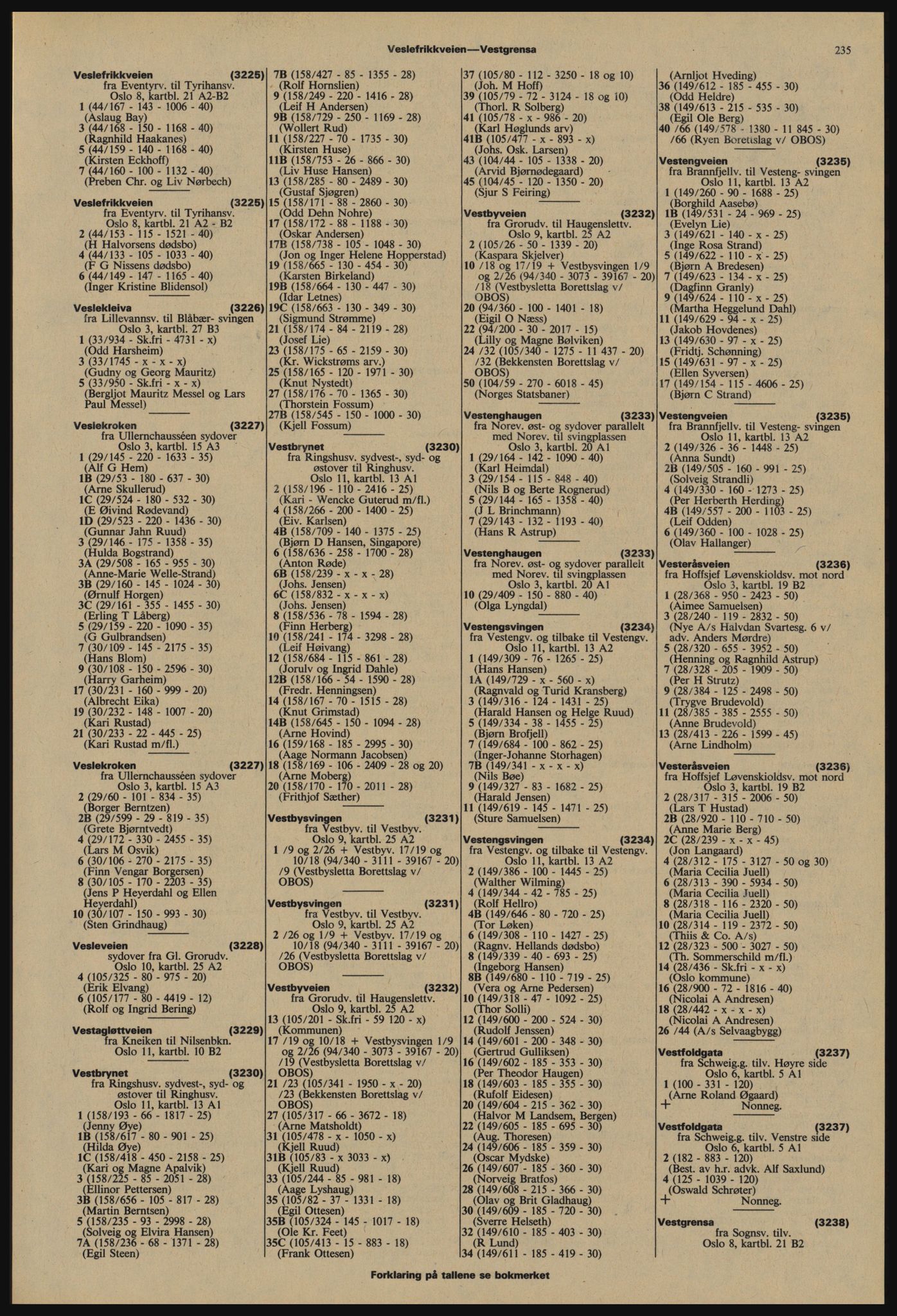 Kristiania/Oslo adressebok, PUBL/-, 1977-1978, p. 235